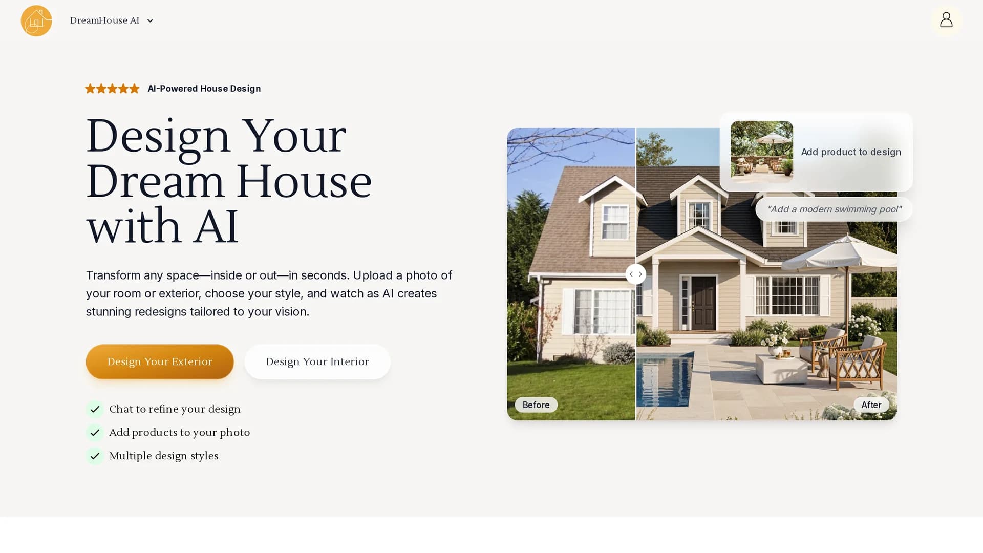 dreamhouse-ai homepage