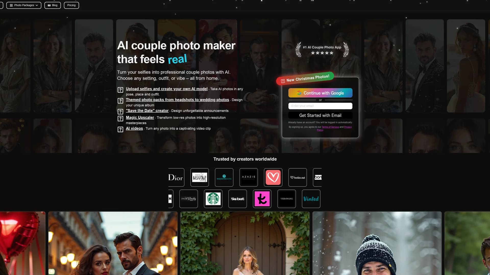 dreamshootai homepage