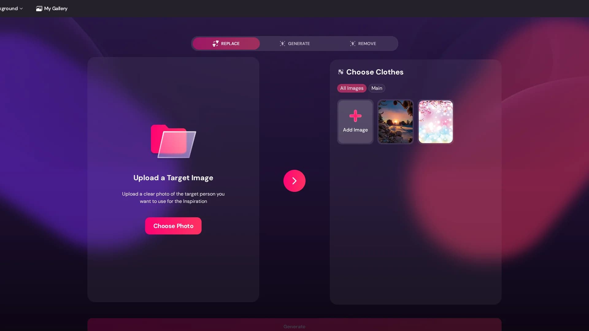 dressx-background-removal homepage