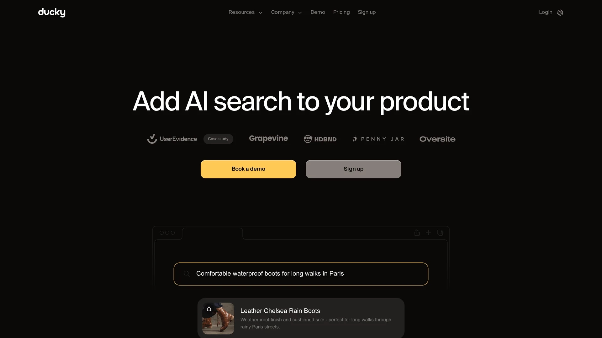 ducky-ai homepage
