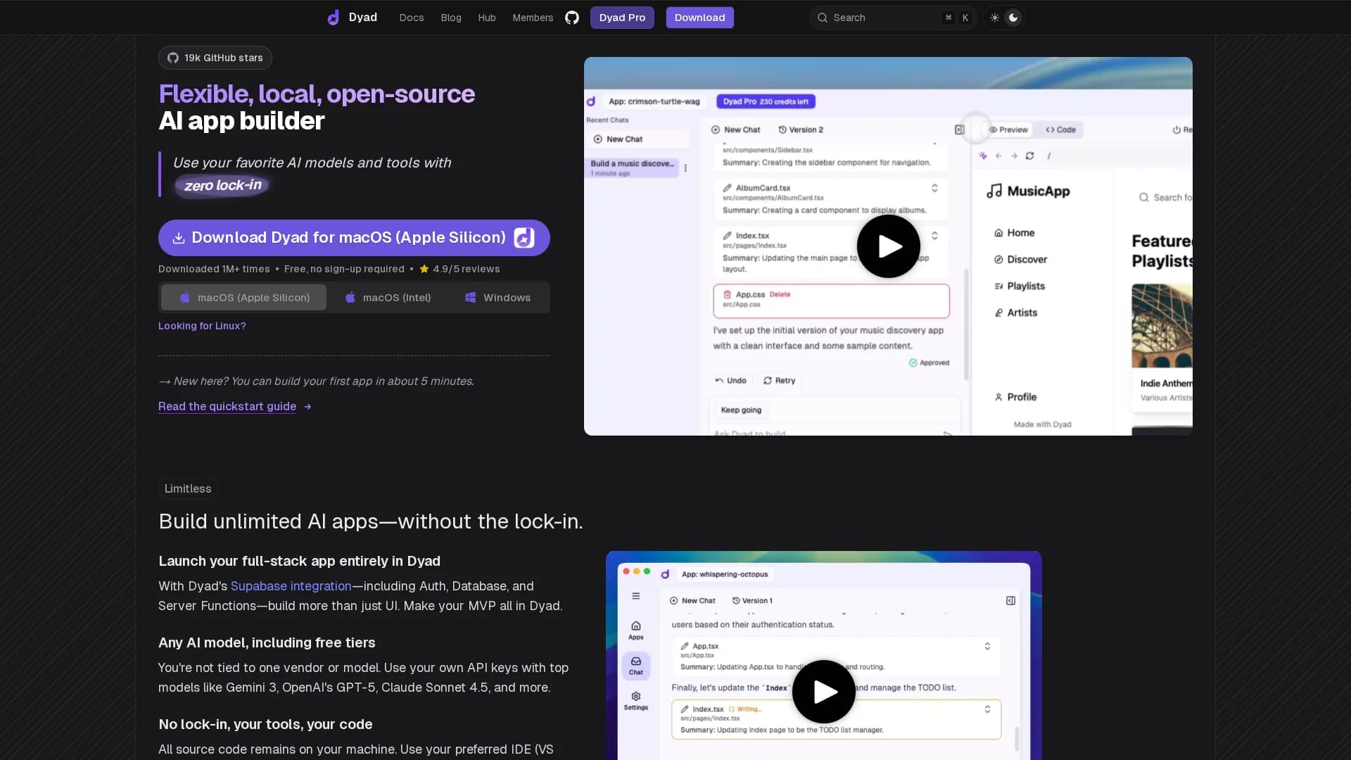 dyad homepage
