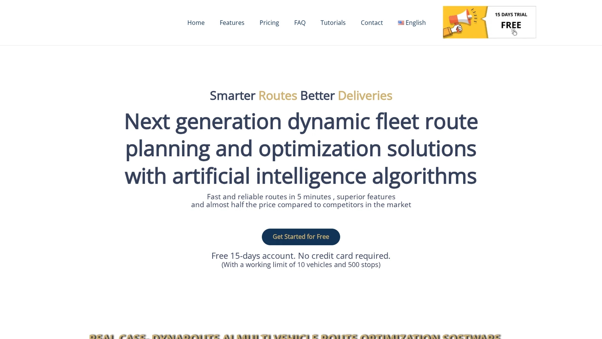 dynaroute homepage