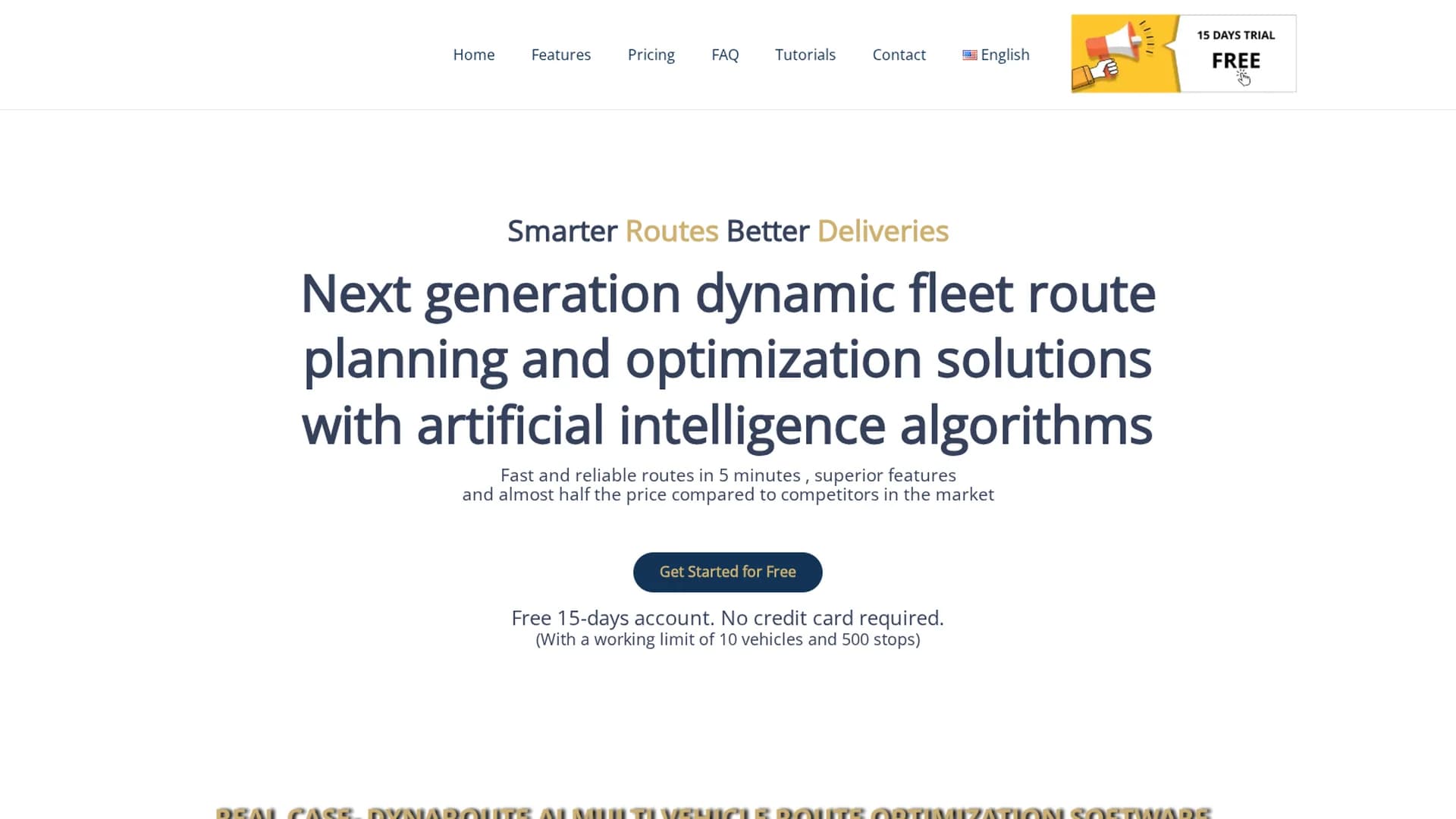 dynaroute homepage