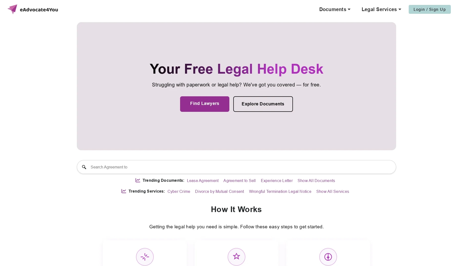 eadvocate4you homepage