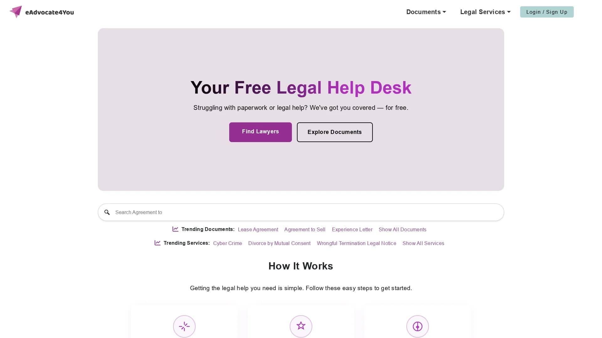 eadvocate4you homepage