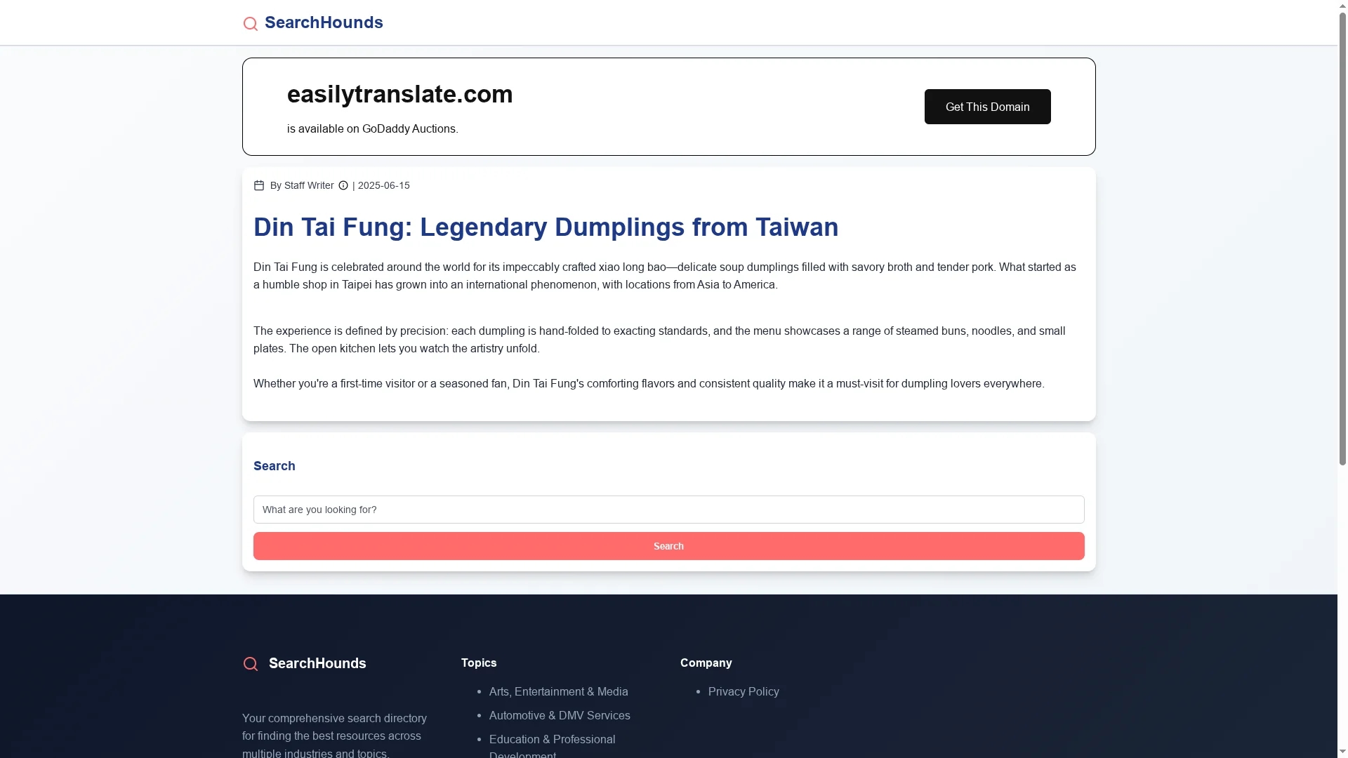 easily-translate homepage