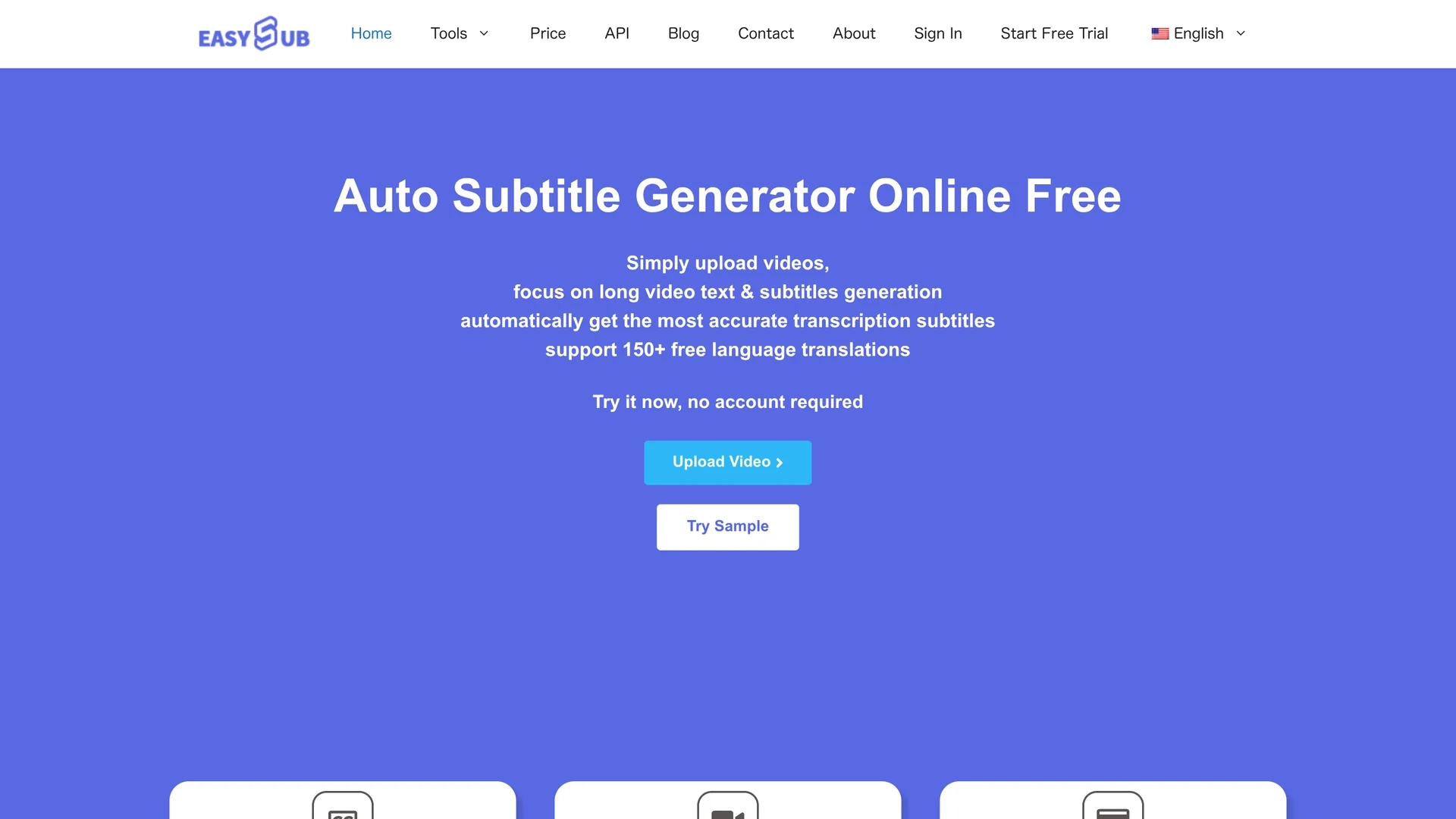 easysub homepage