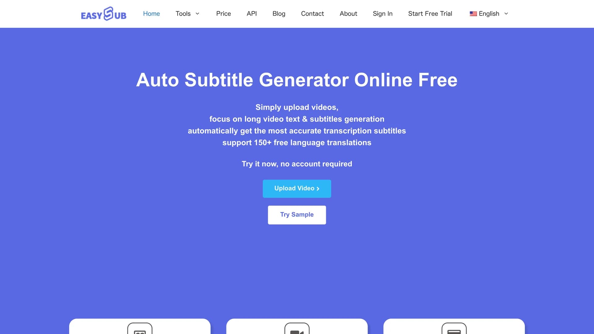 easysub homepage