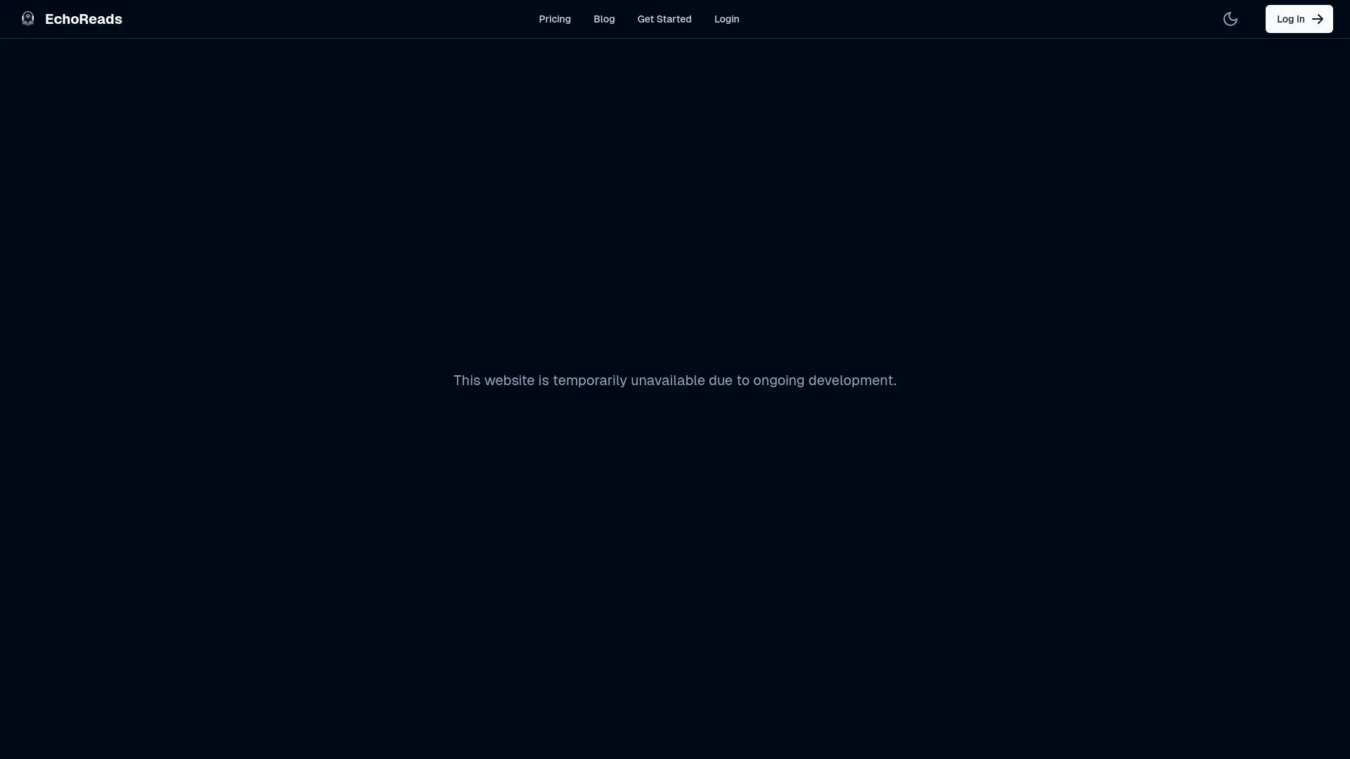 echoreads-io homepage