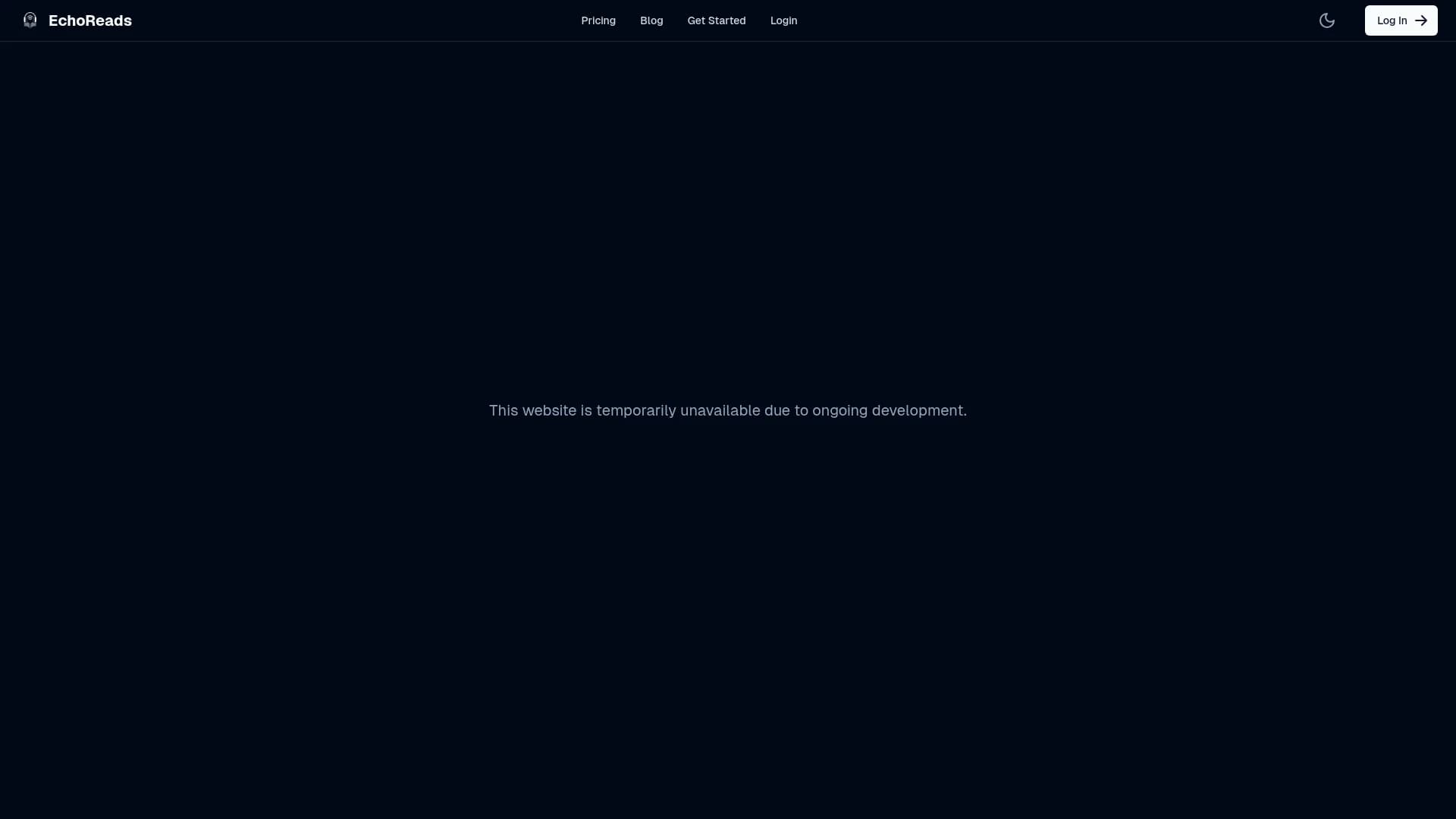 echoreads-io homepage