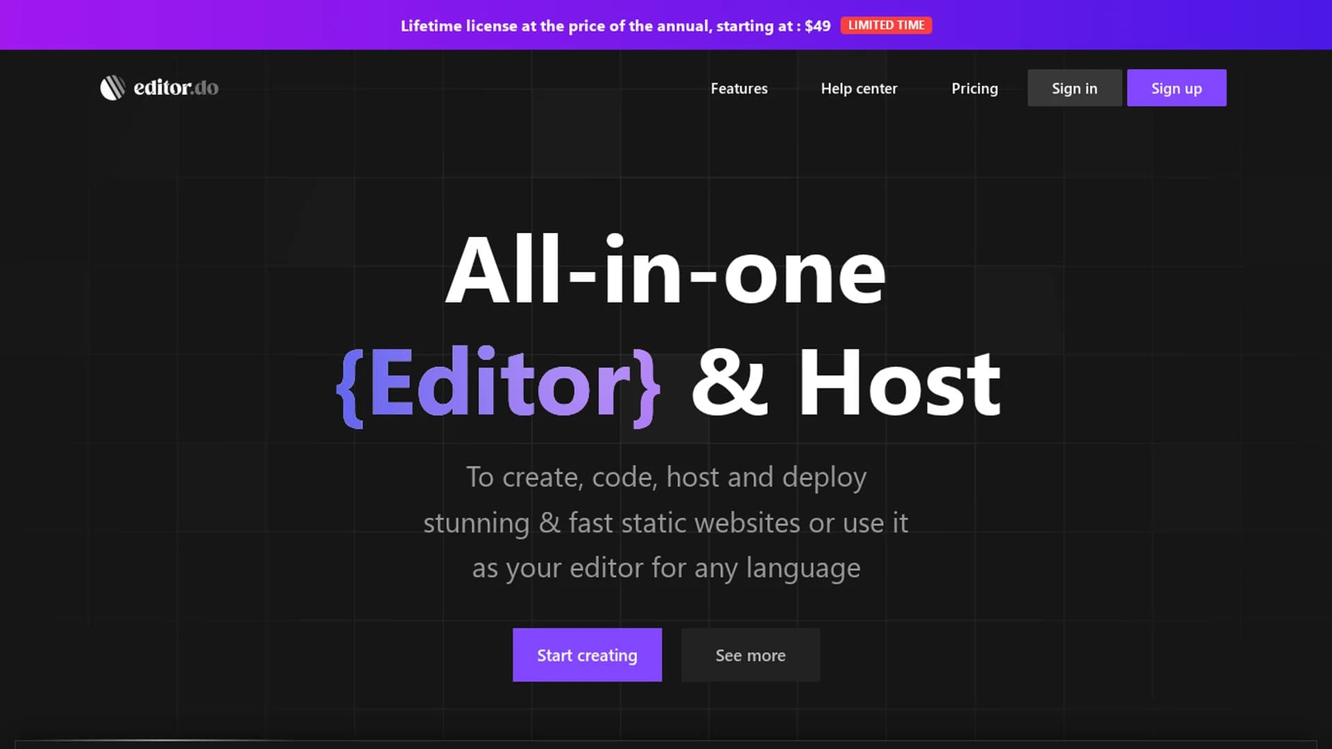 editor-do homepage