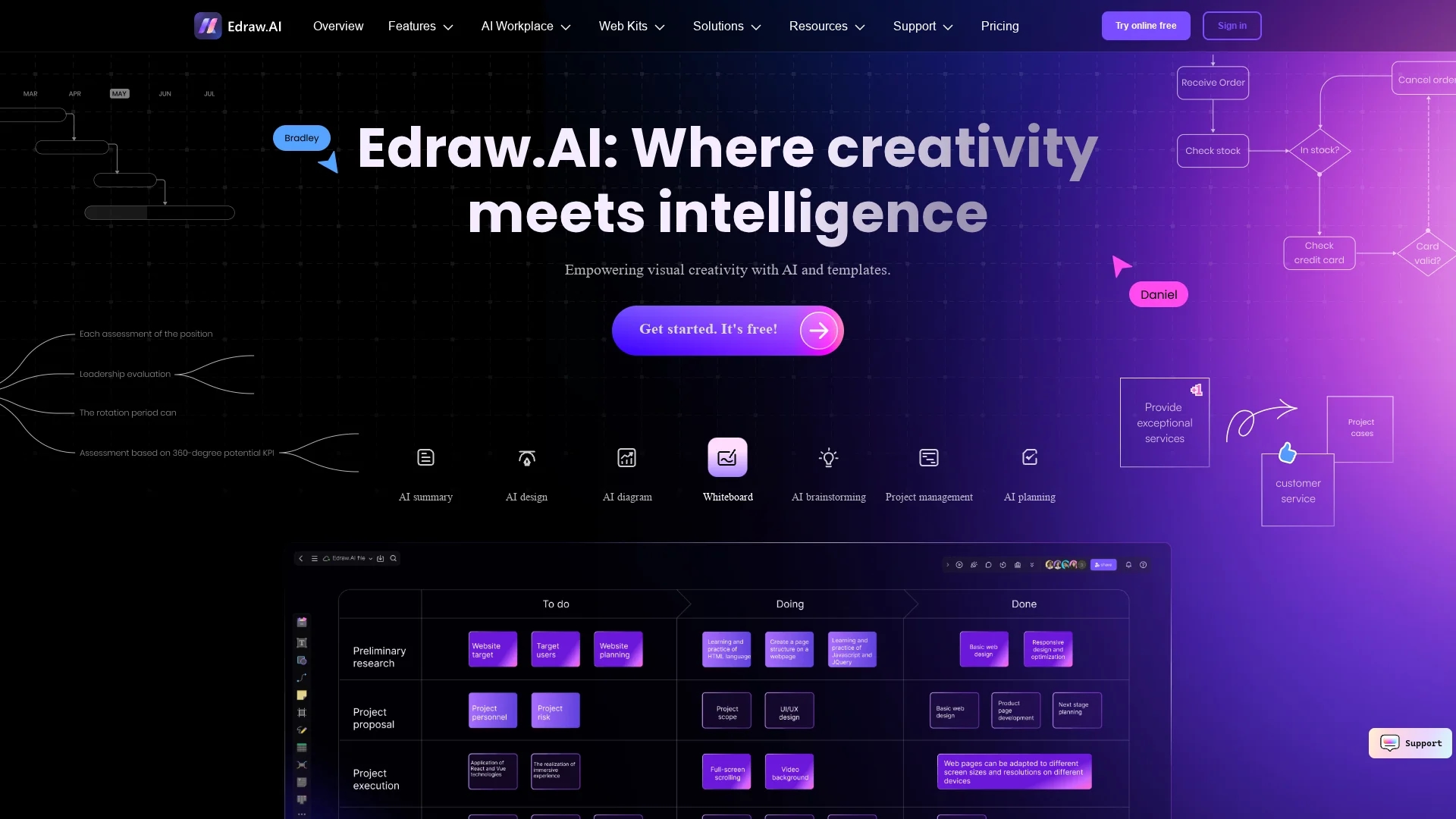 edraw-ai homepage