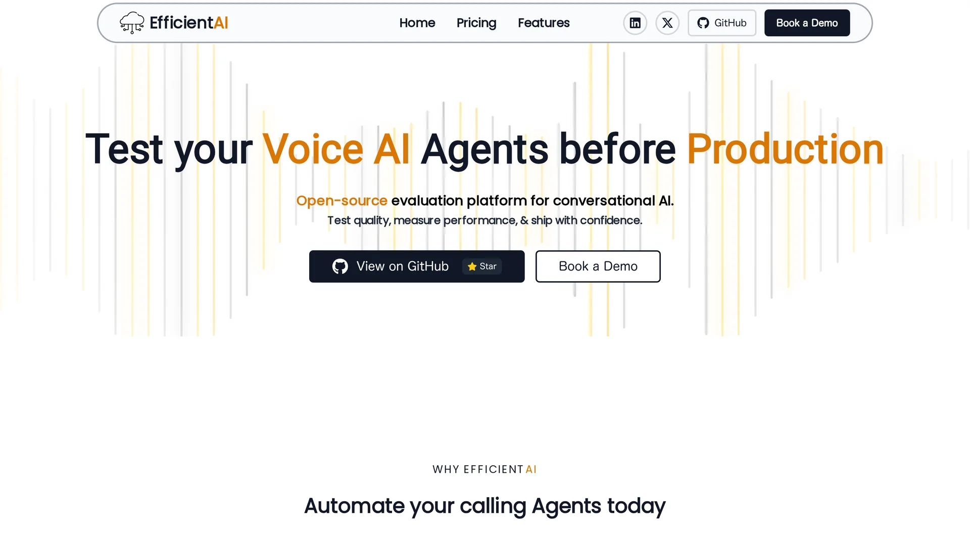 efficientai homepage