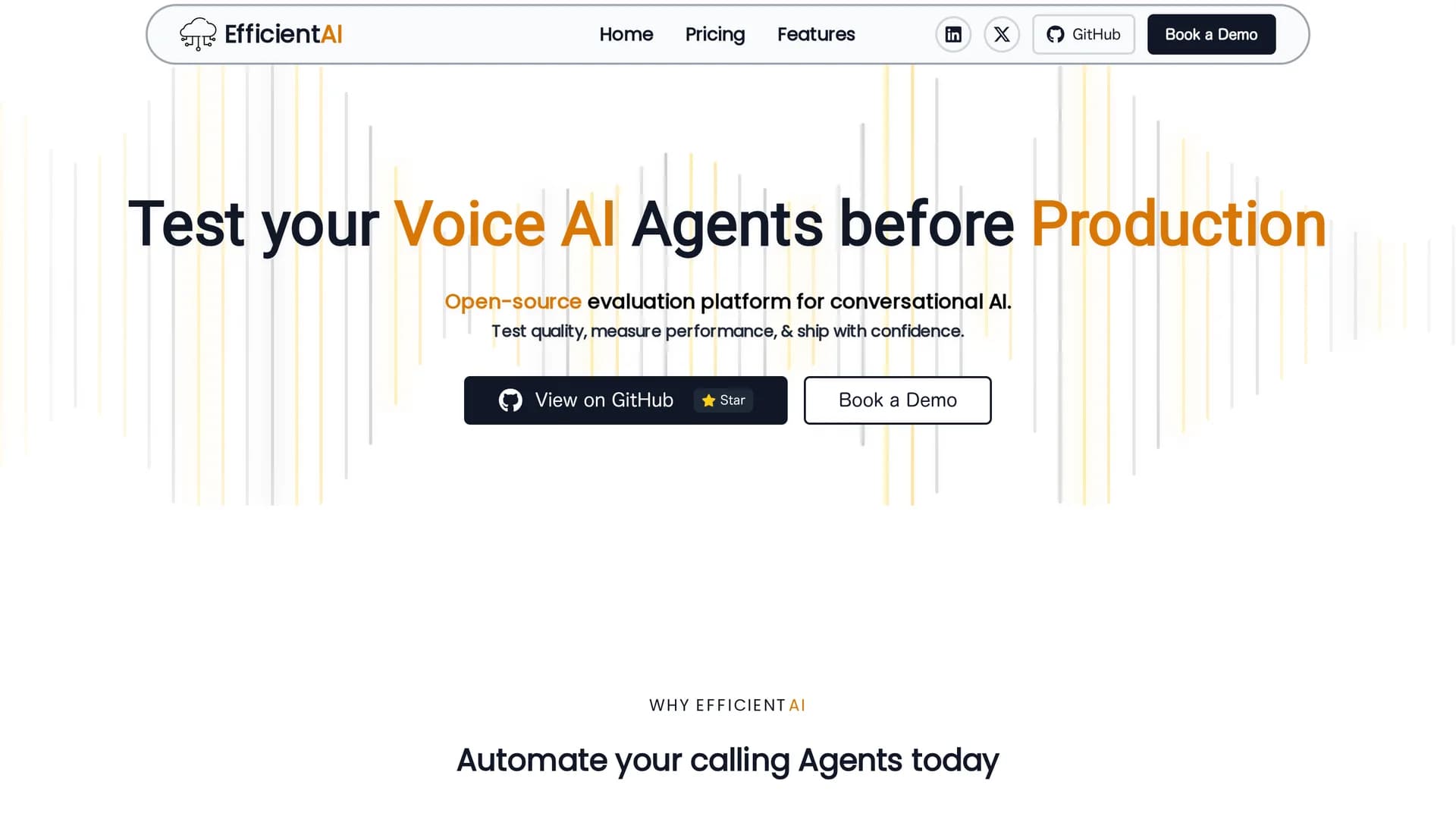 efficientai homepage