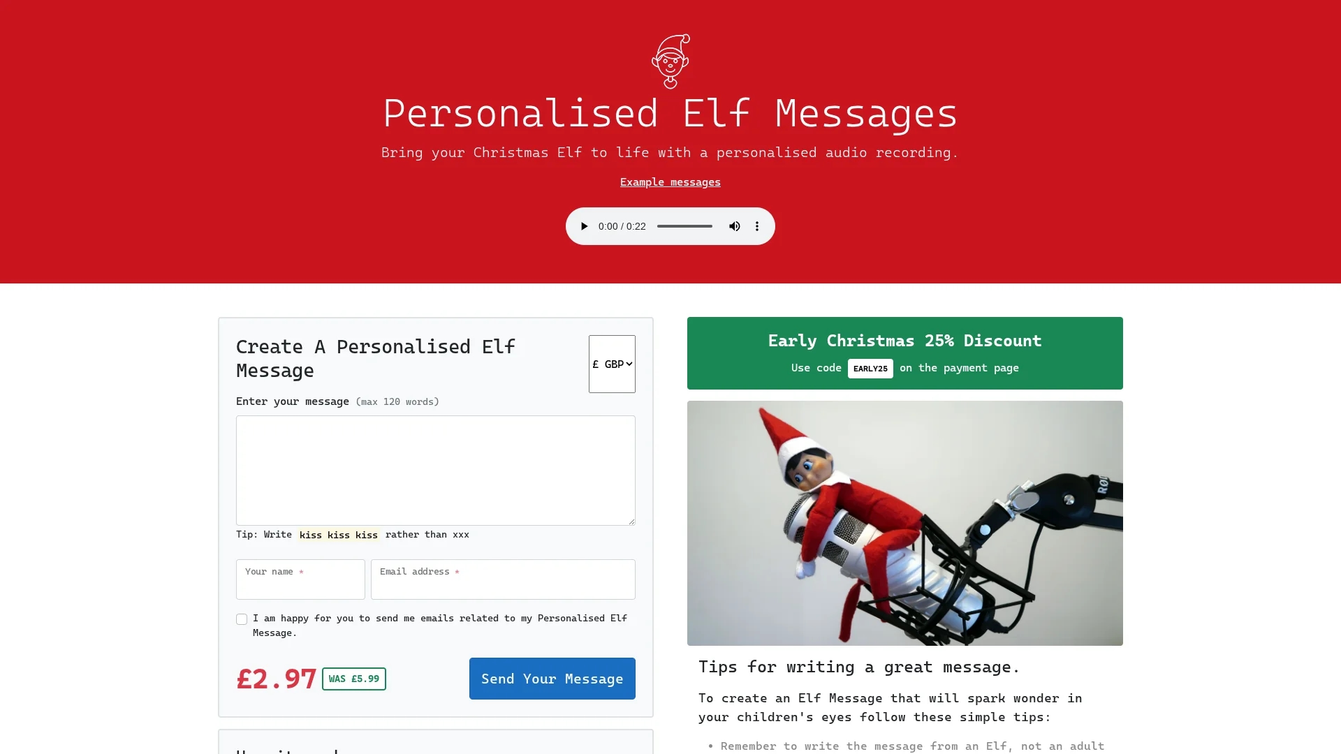 elfmessages homepage