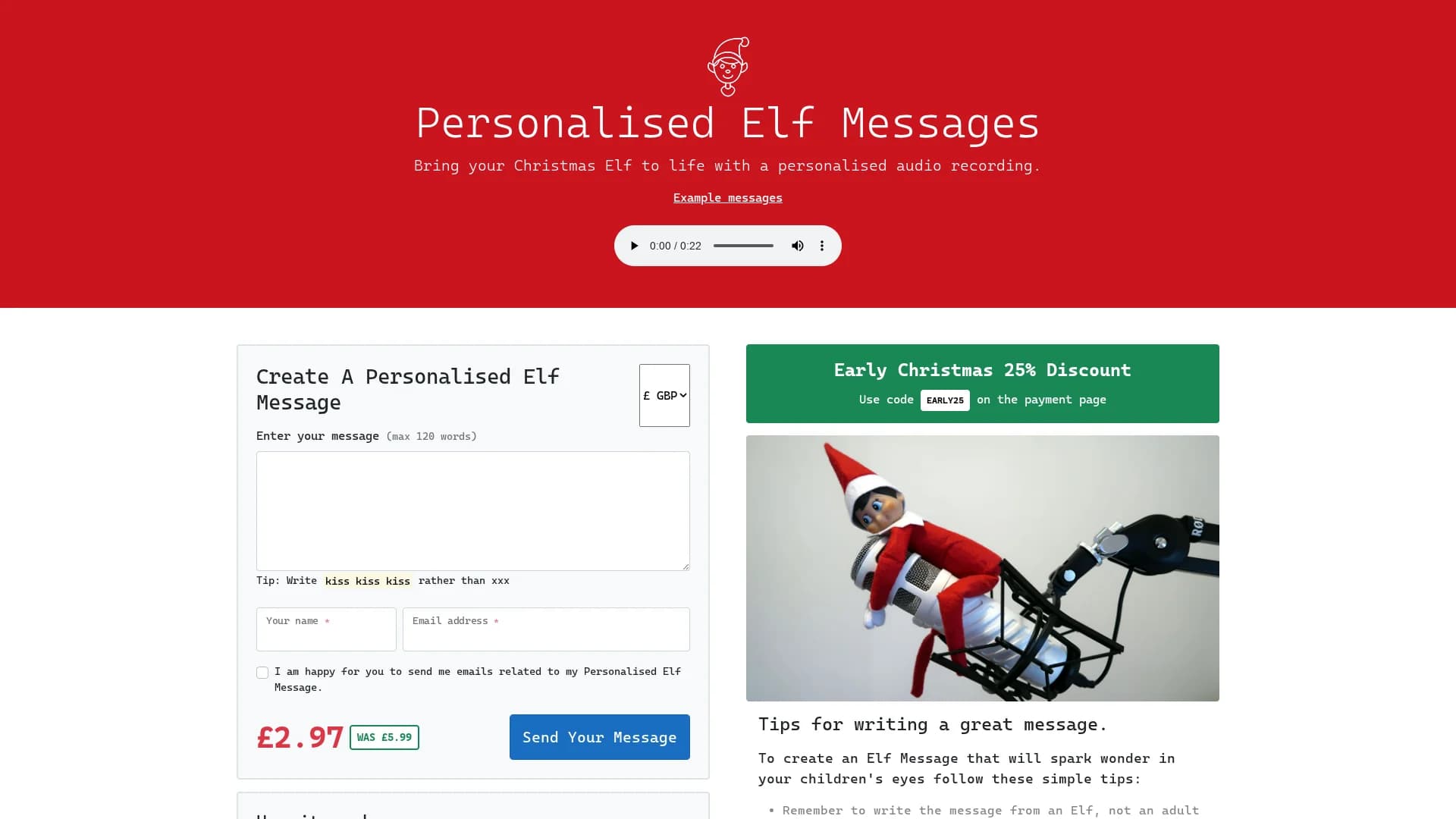elfmessages homepage