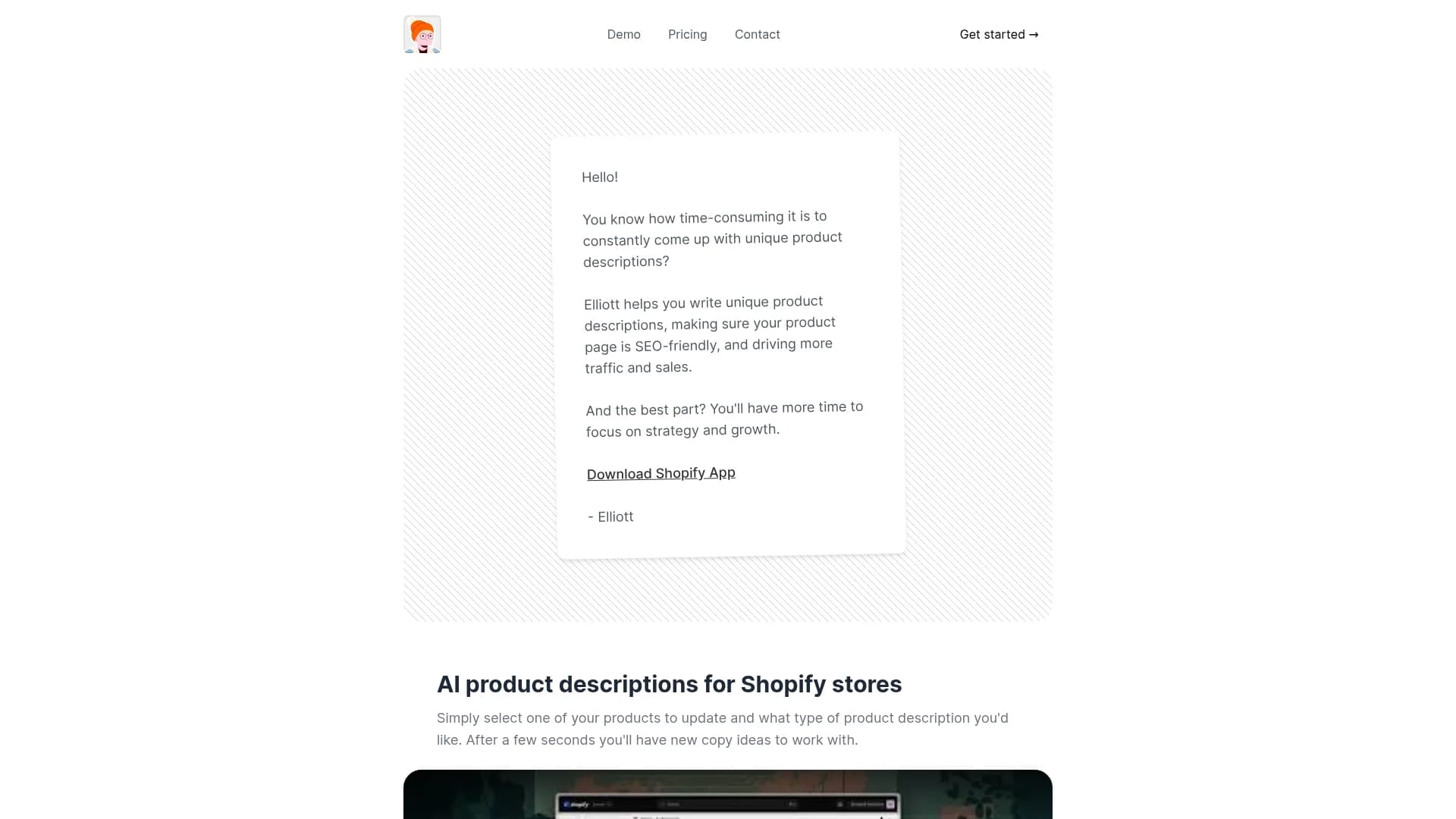elliott homepage