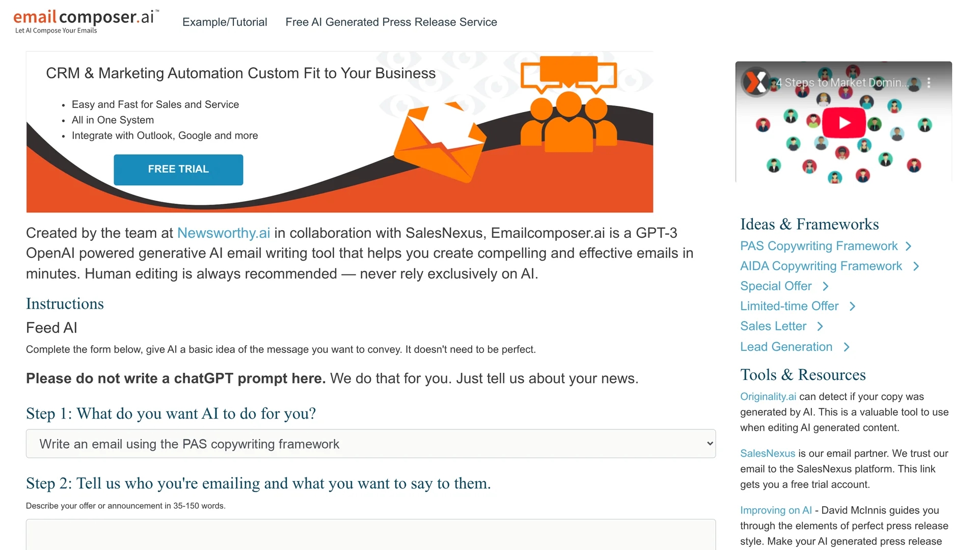 emailcomposer homepage