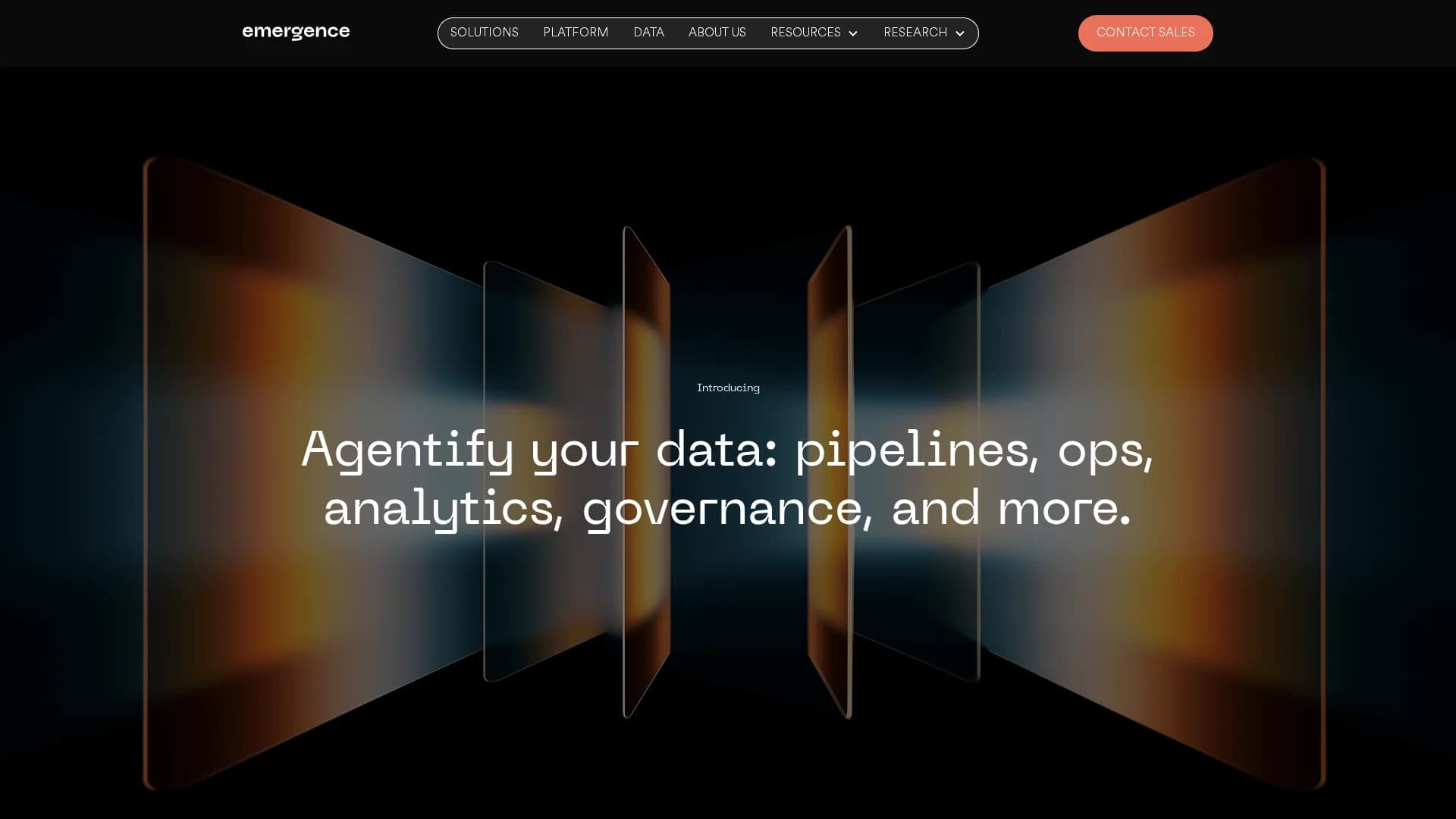 emergence-ai homepage