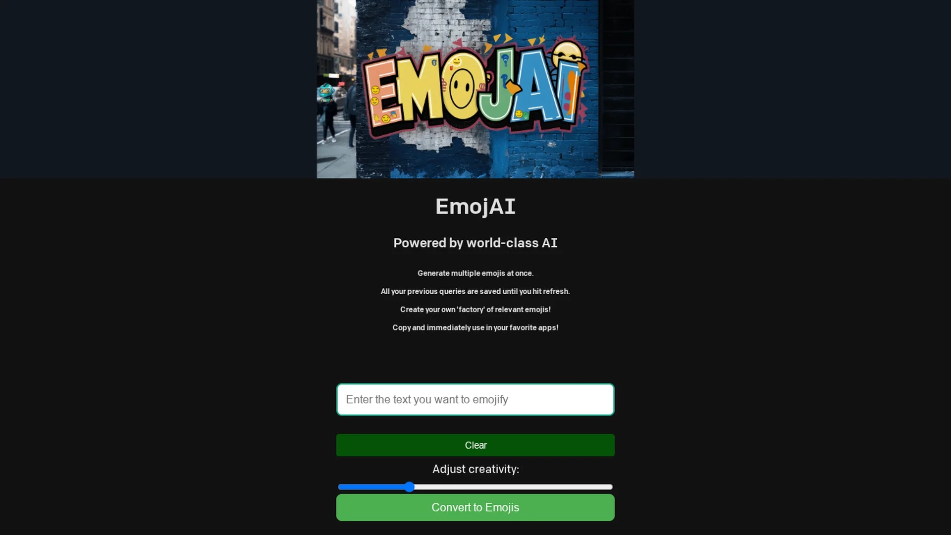 emojai homepage