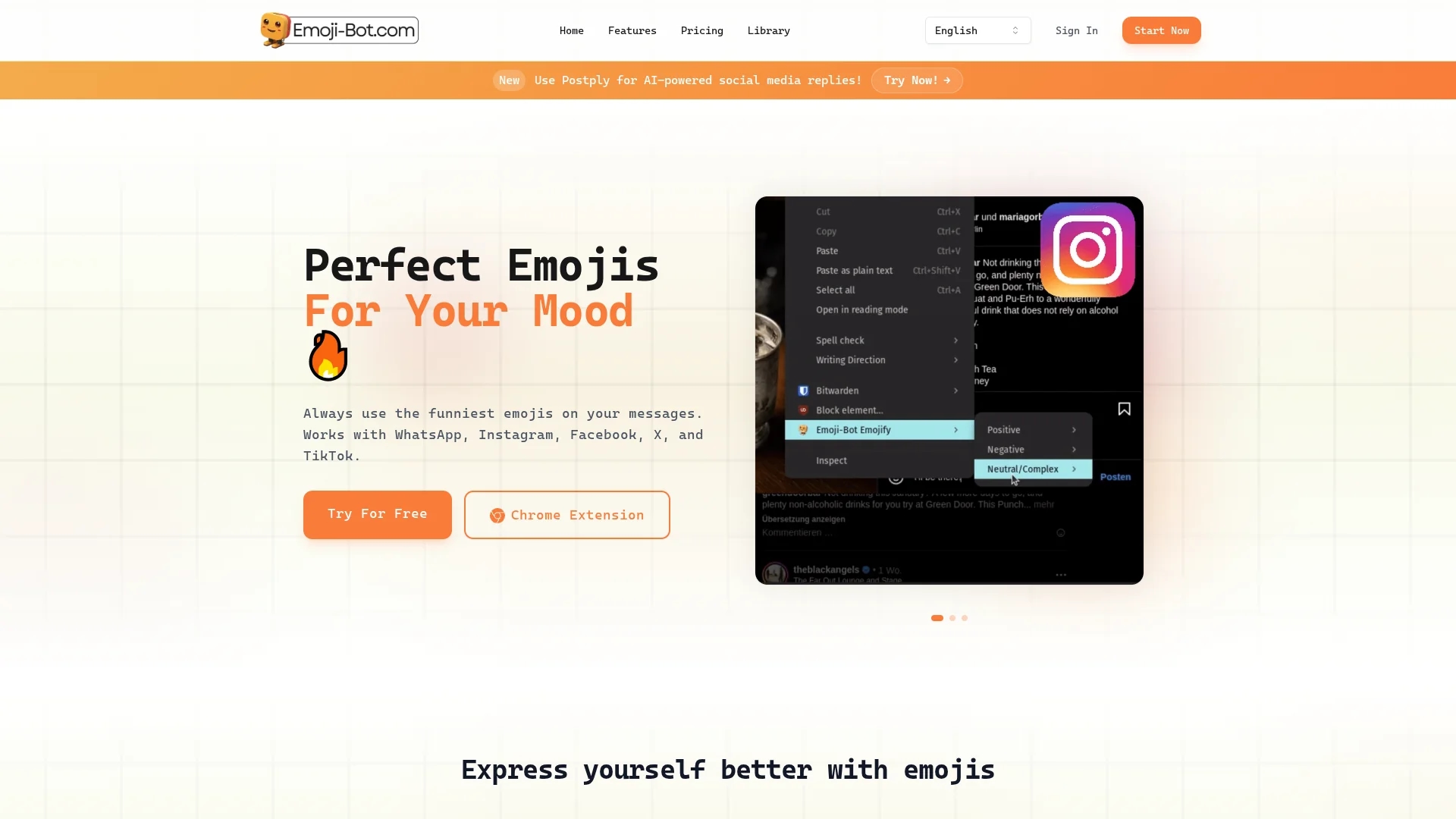 emoji-bot homepage