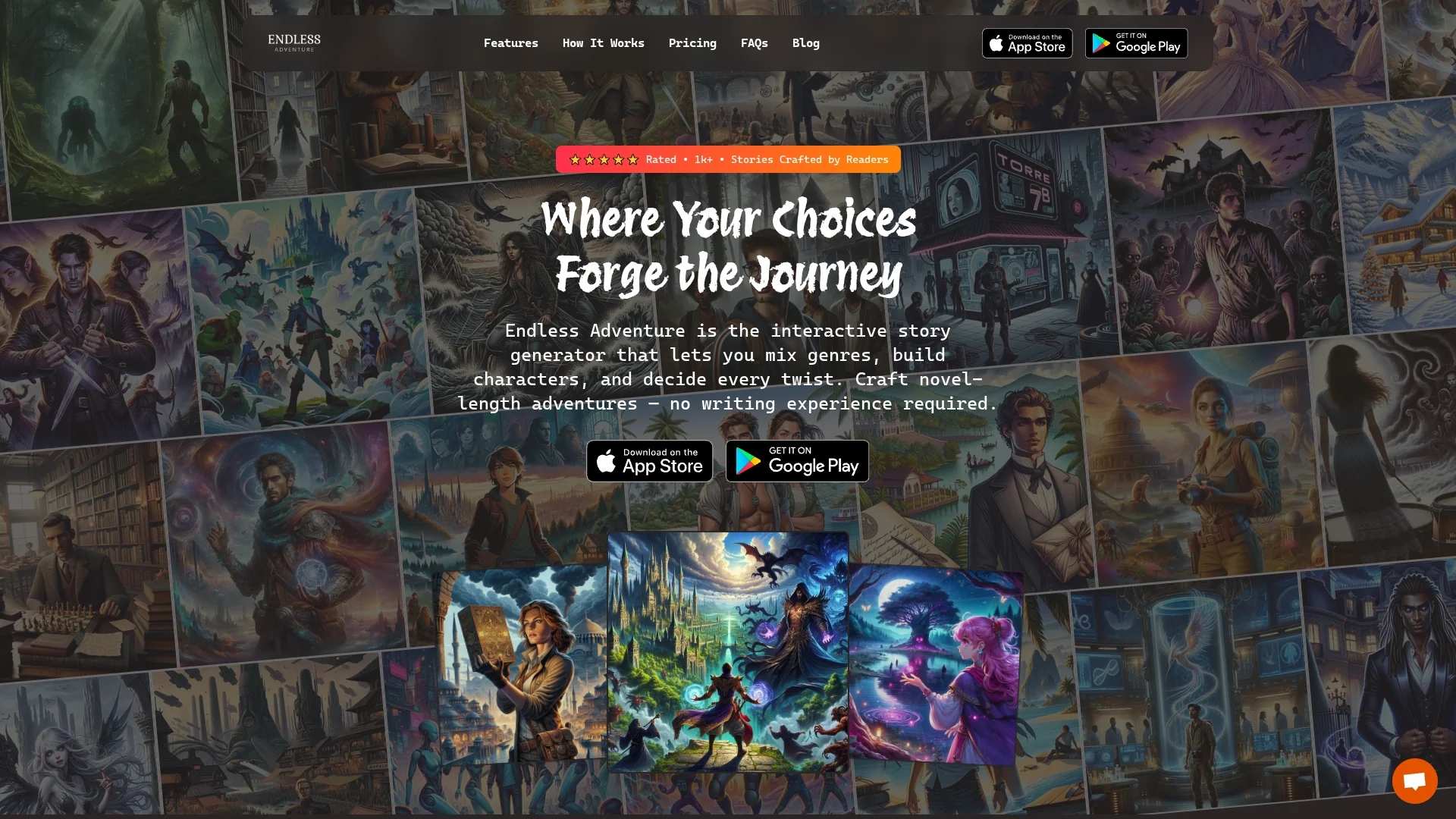 endless-adventure homepage