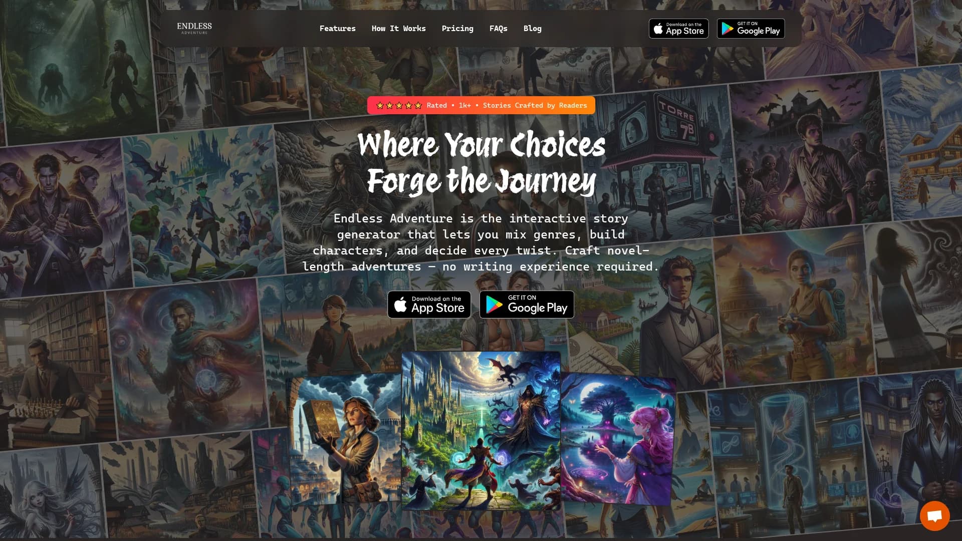 endless-adventure homepage