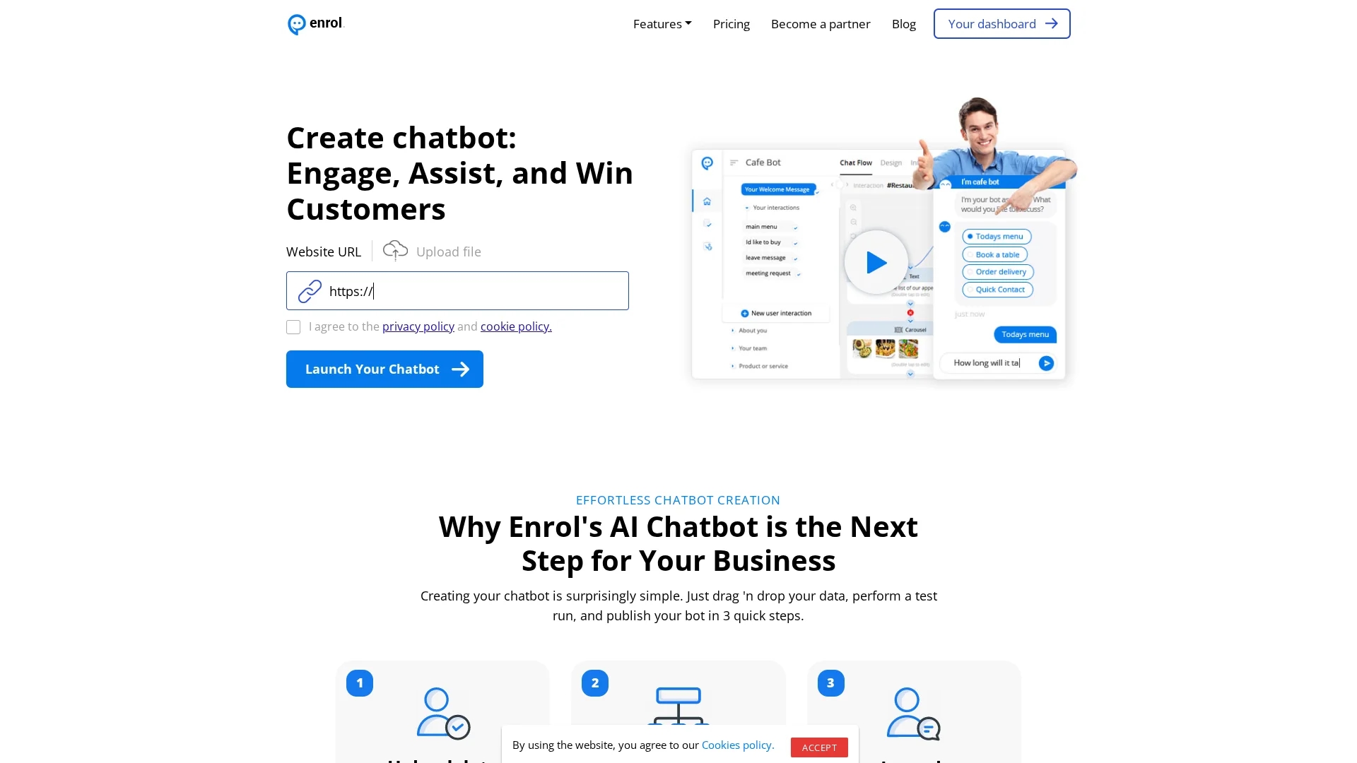 enrol-ai homepage