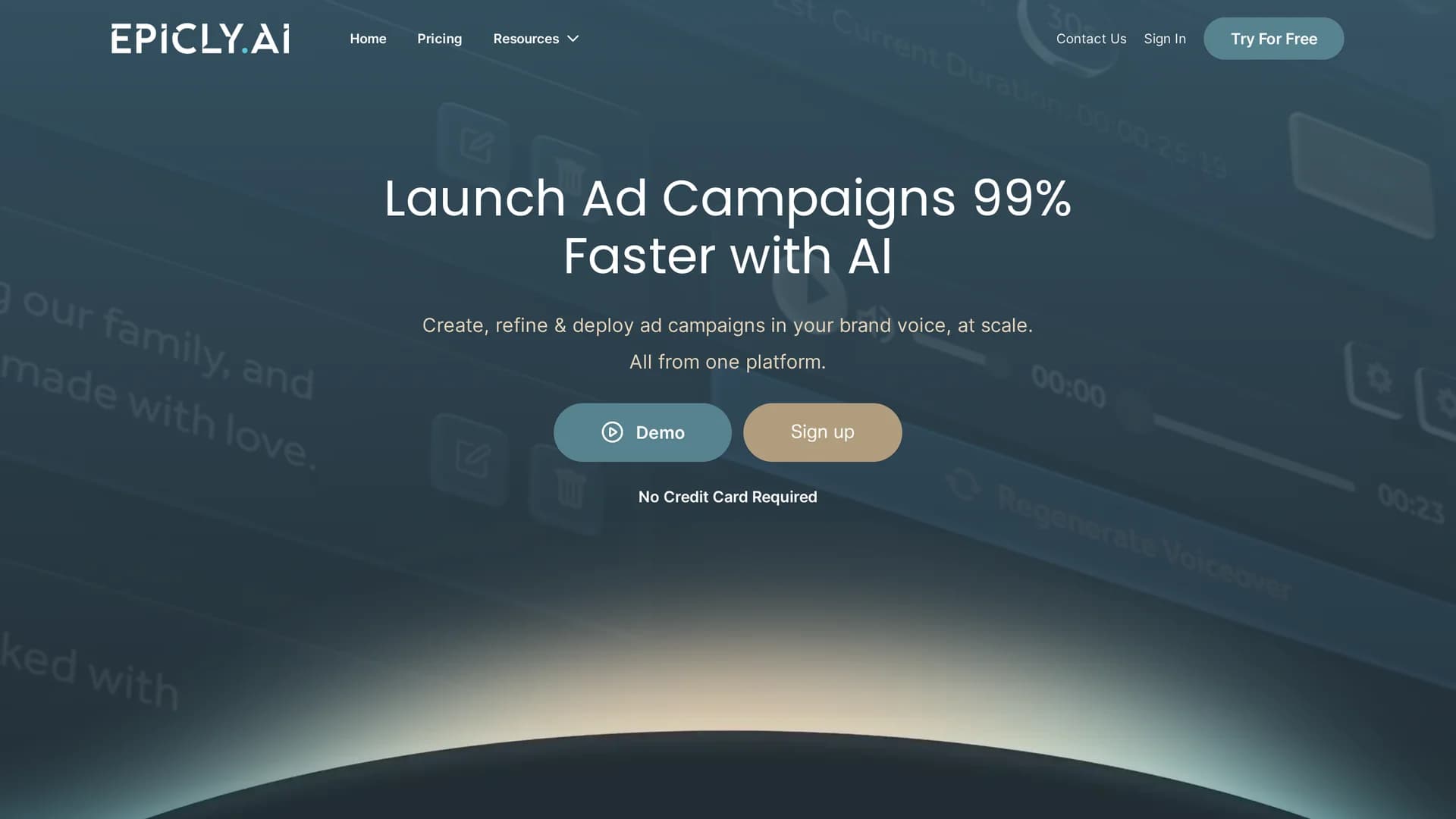 epicly-ai homepage