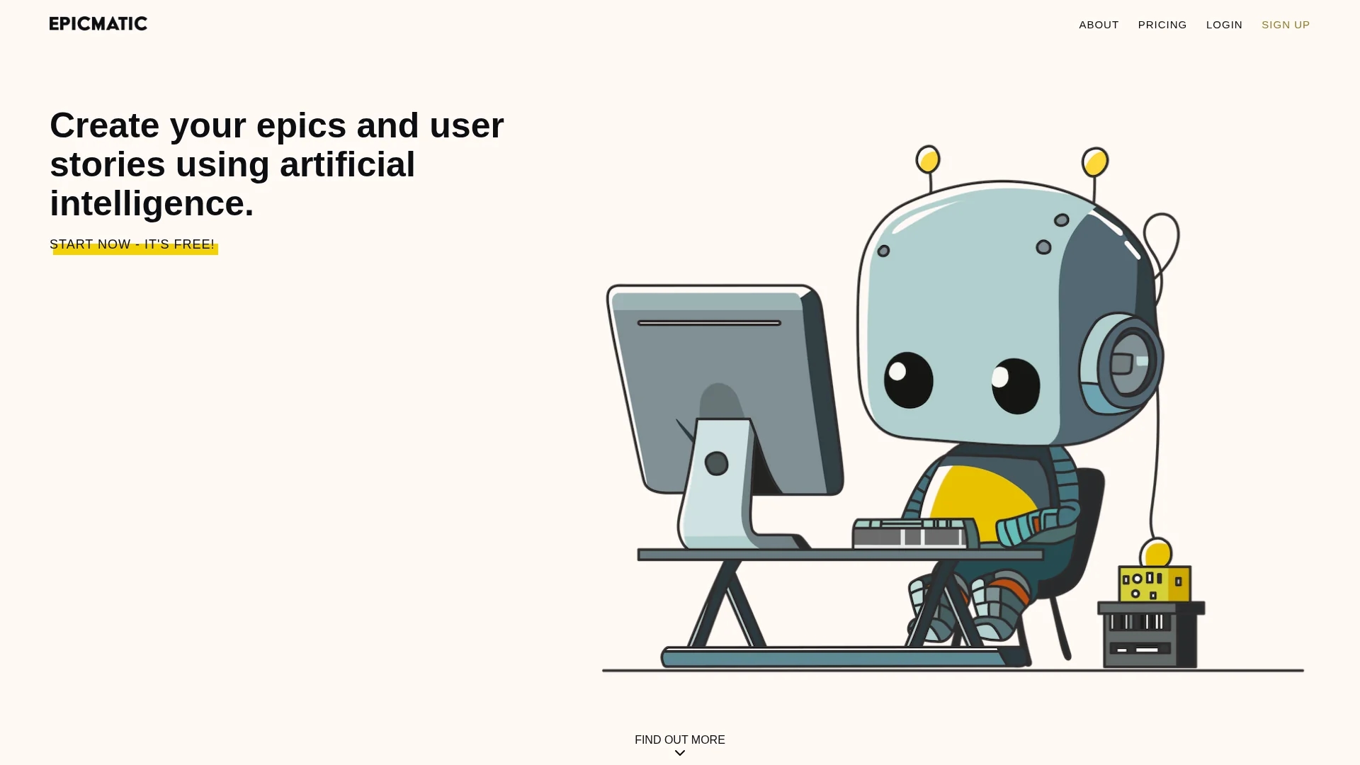 epicmatic homepage
