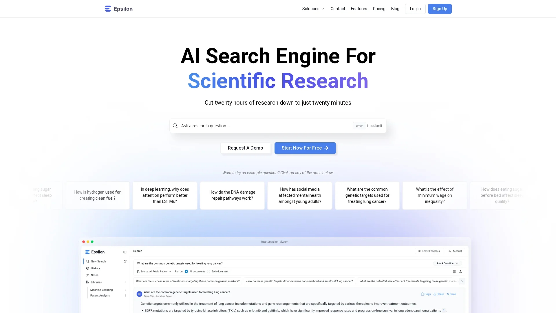epsilon homepage