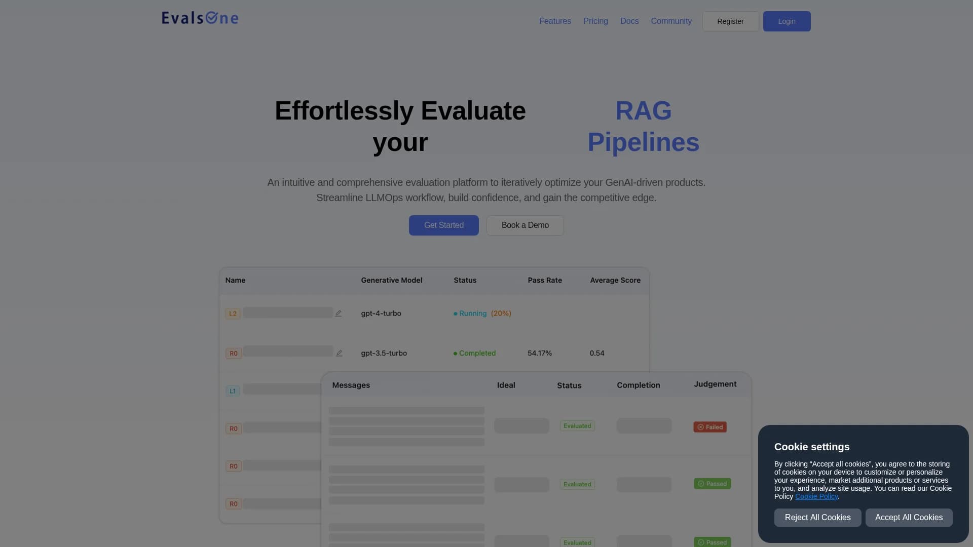 evalsone homepage