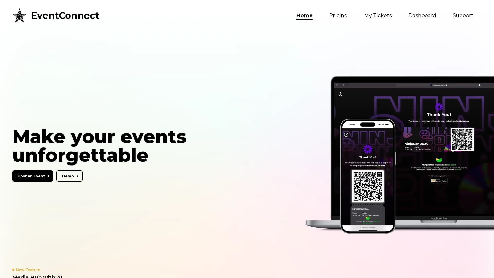 eventconnect homepage