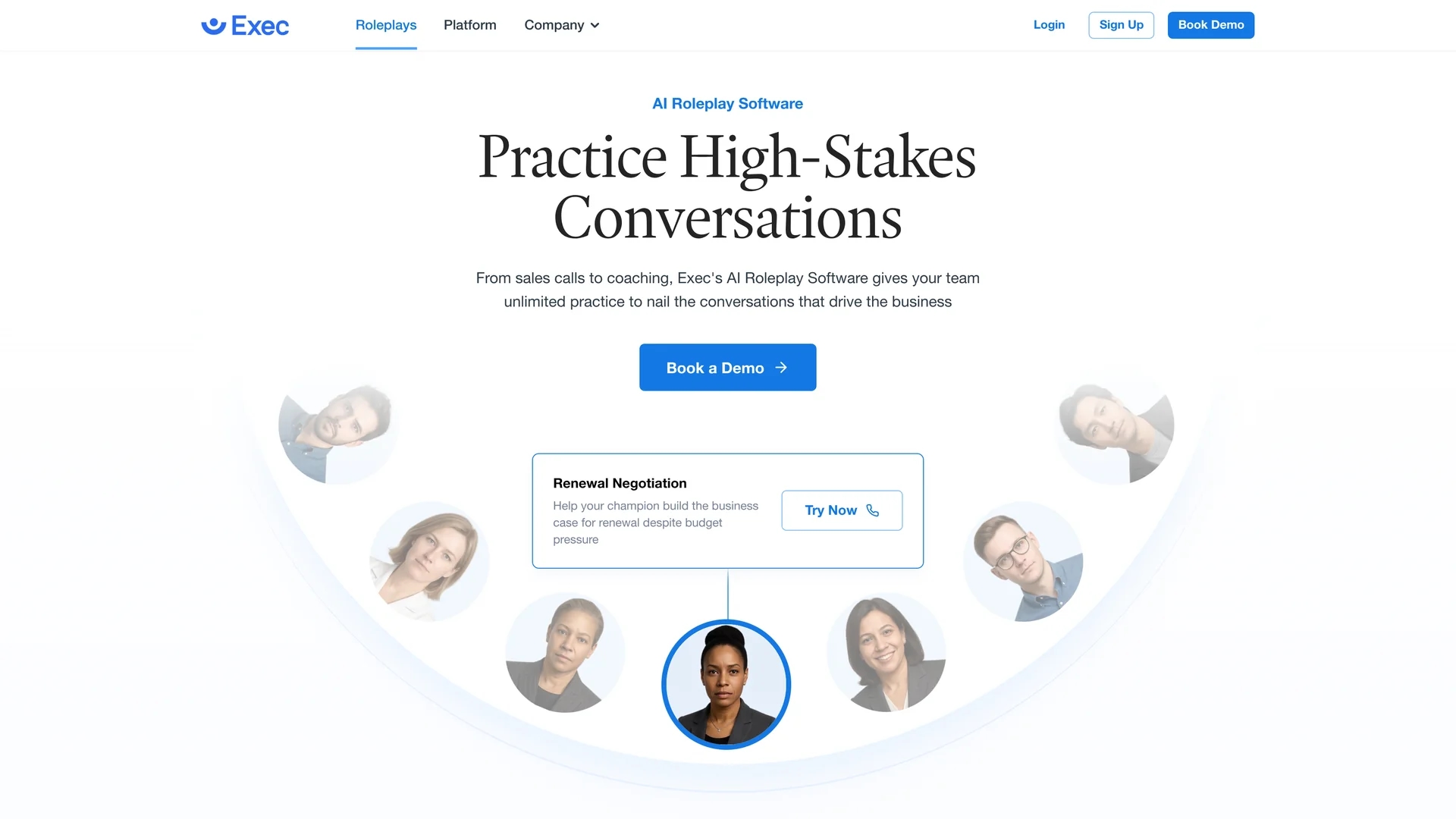 exec-ai-roleplays homepage