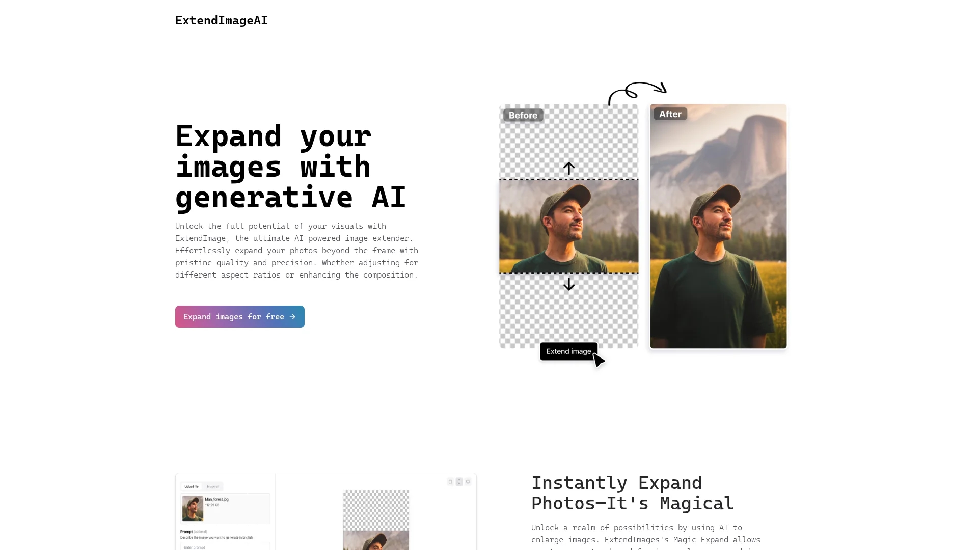 extendimage homepage