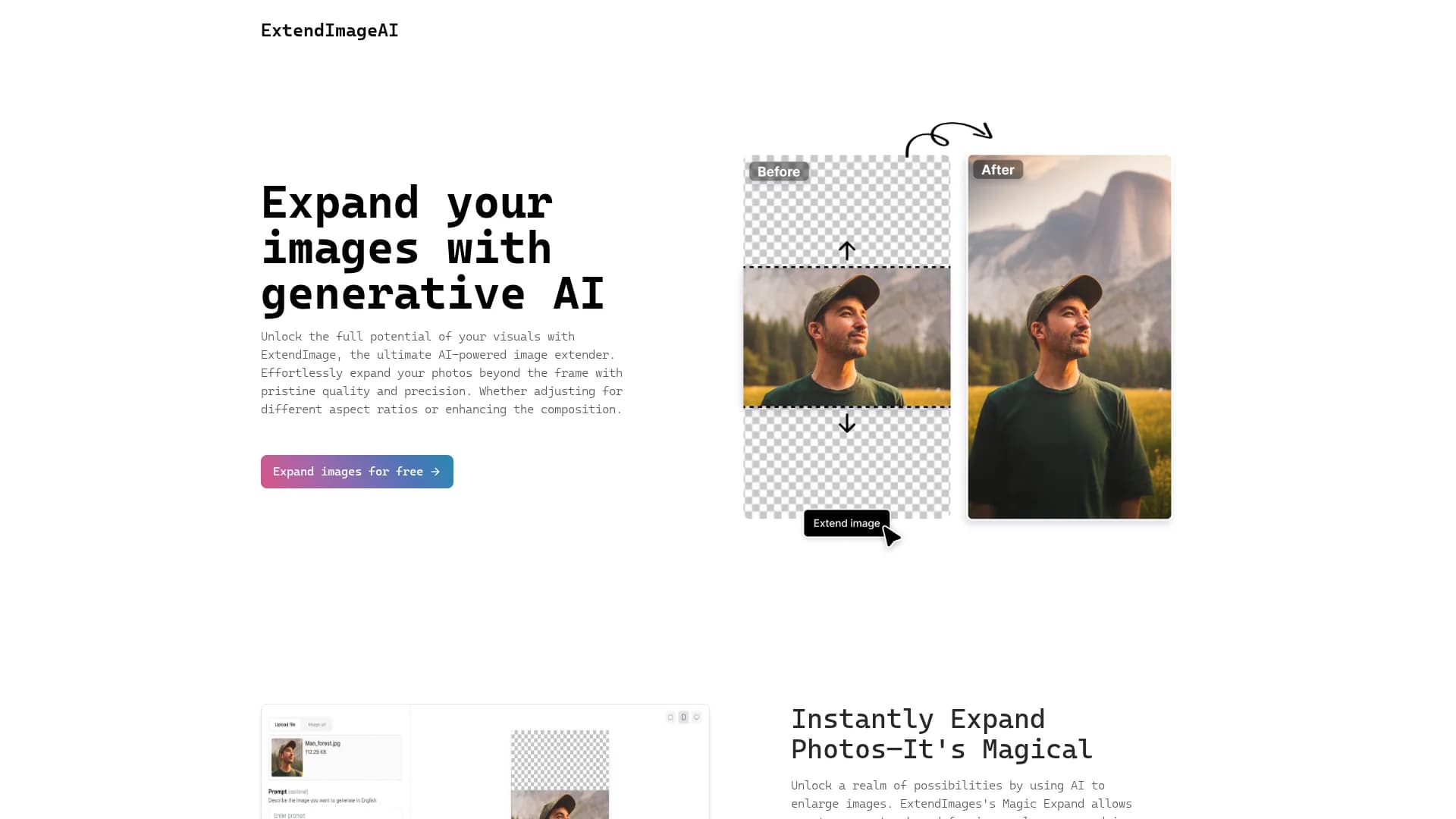 extendimage homepage
