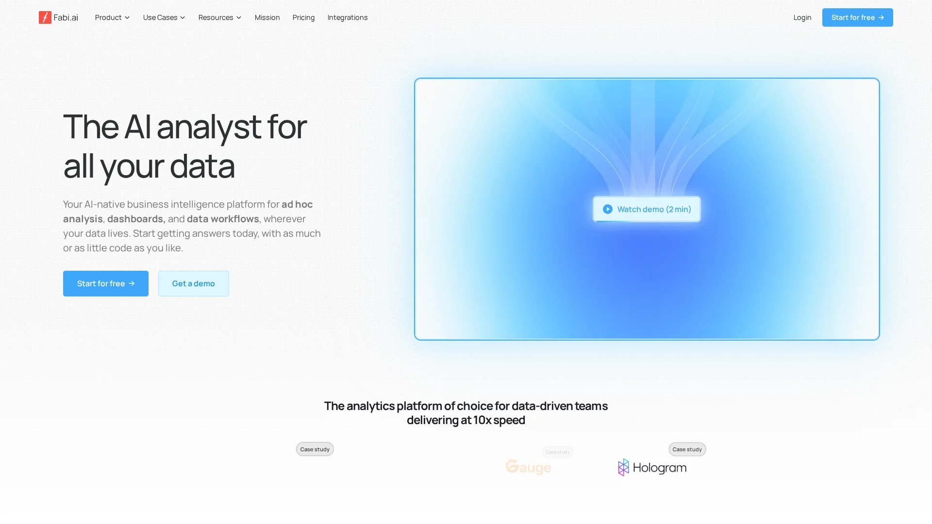 fabi-ai homepage