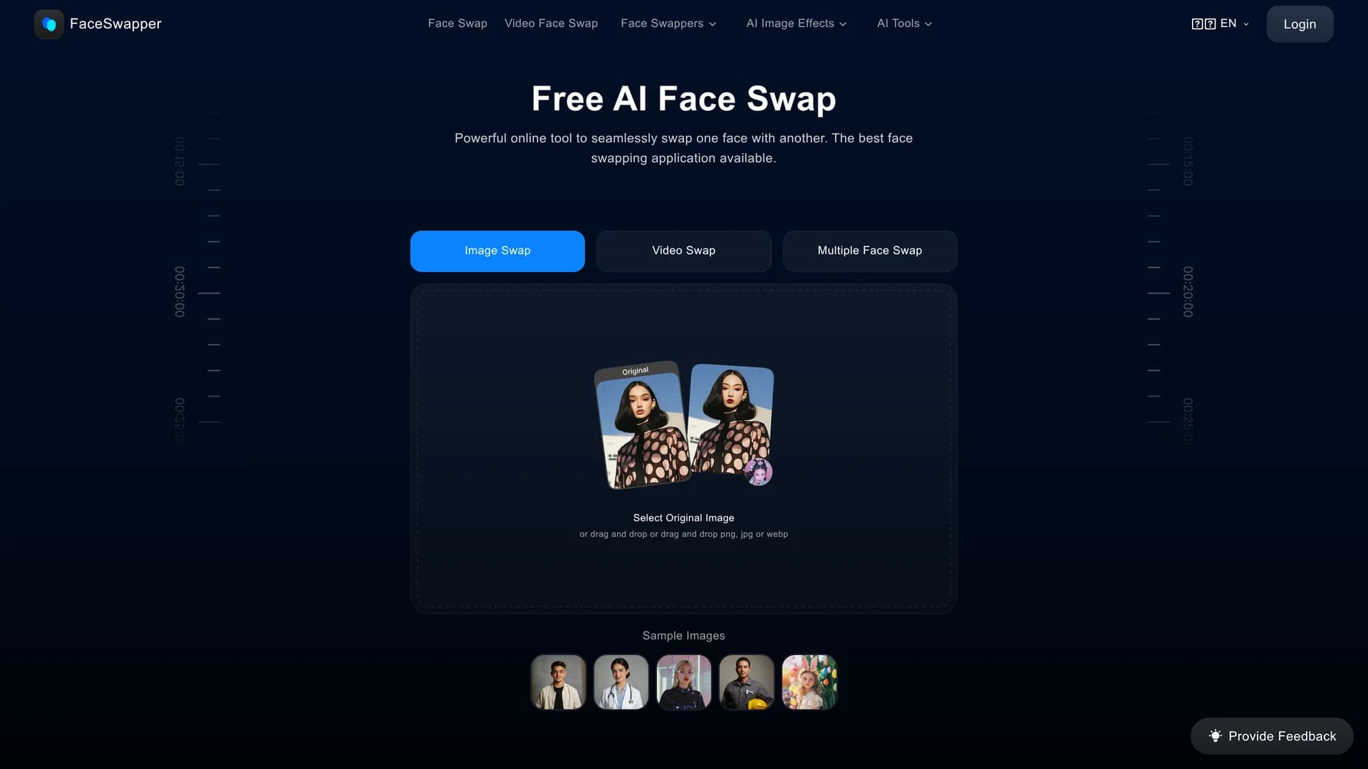 face-swapper homepage