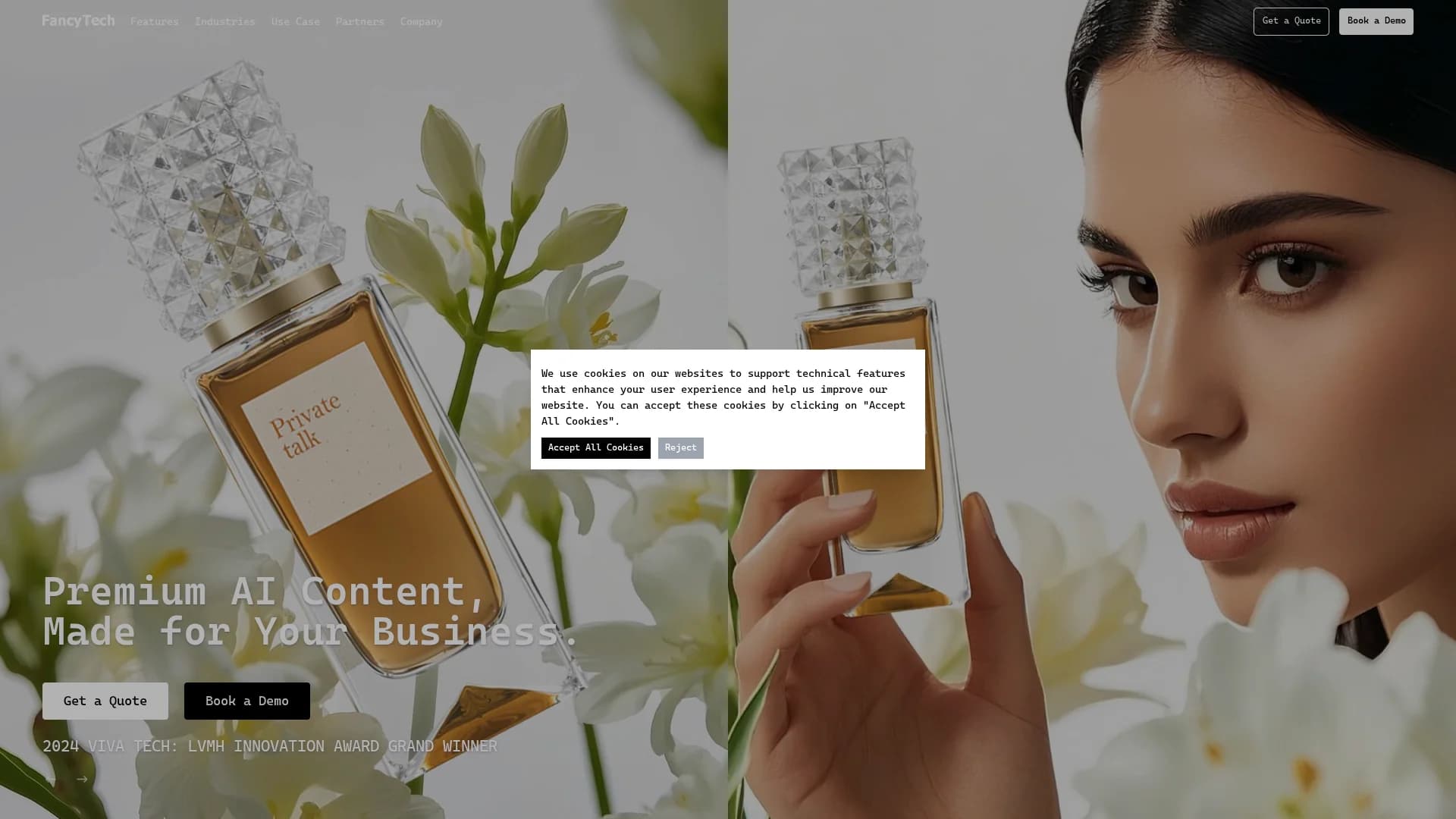 fancy-tech homepage