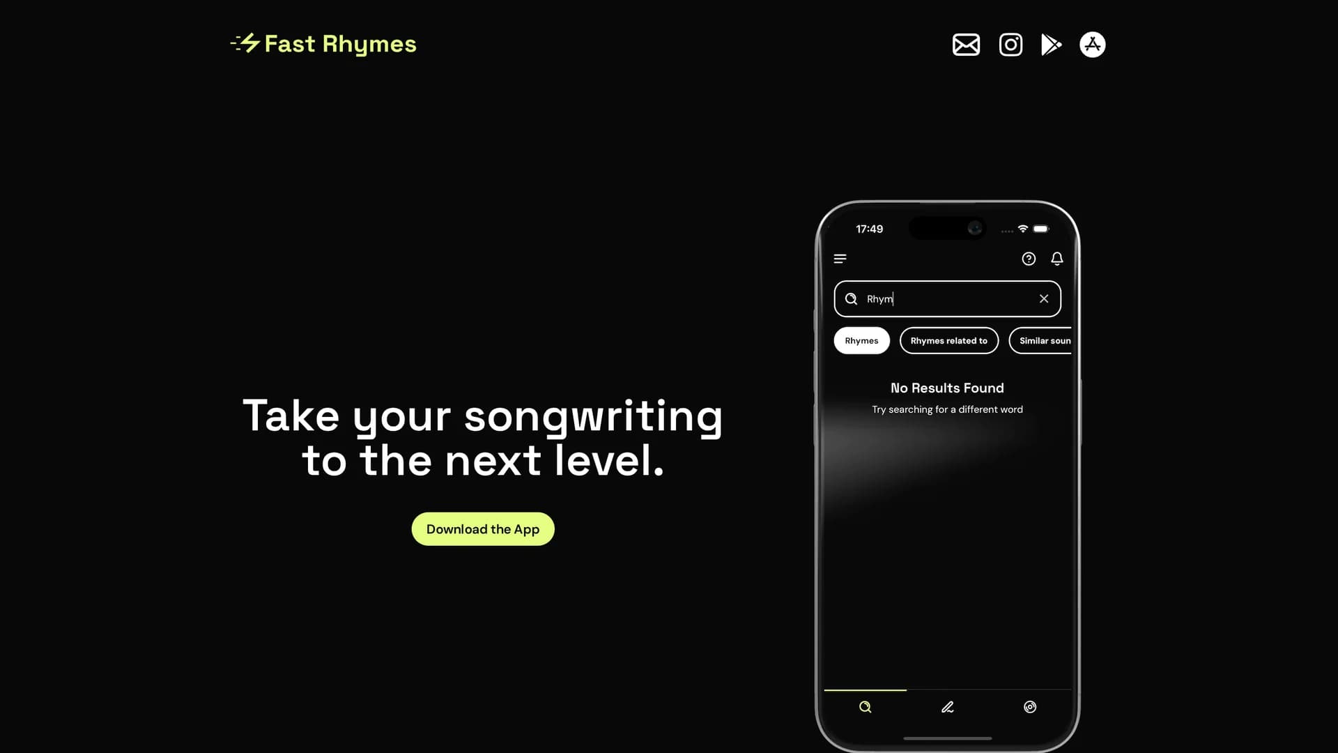 fast-rhymes homepage