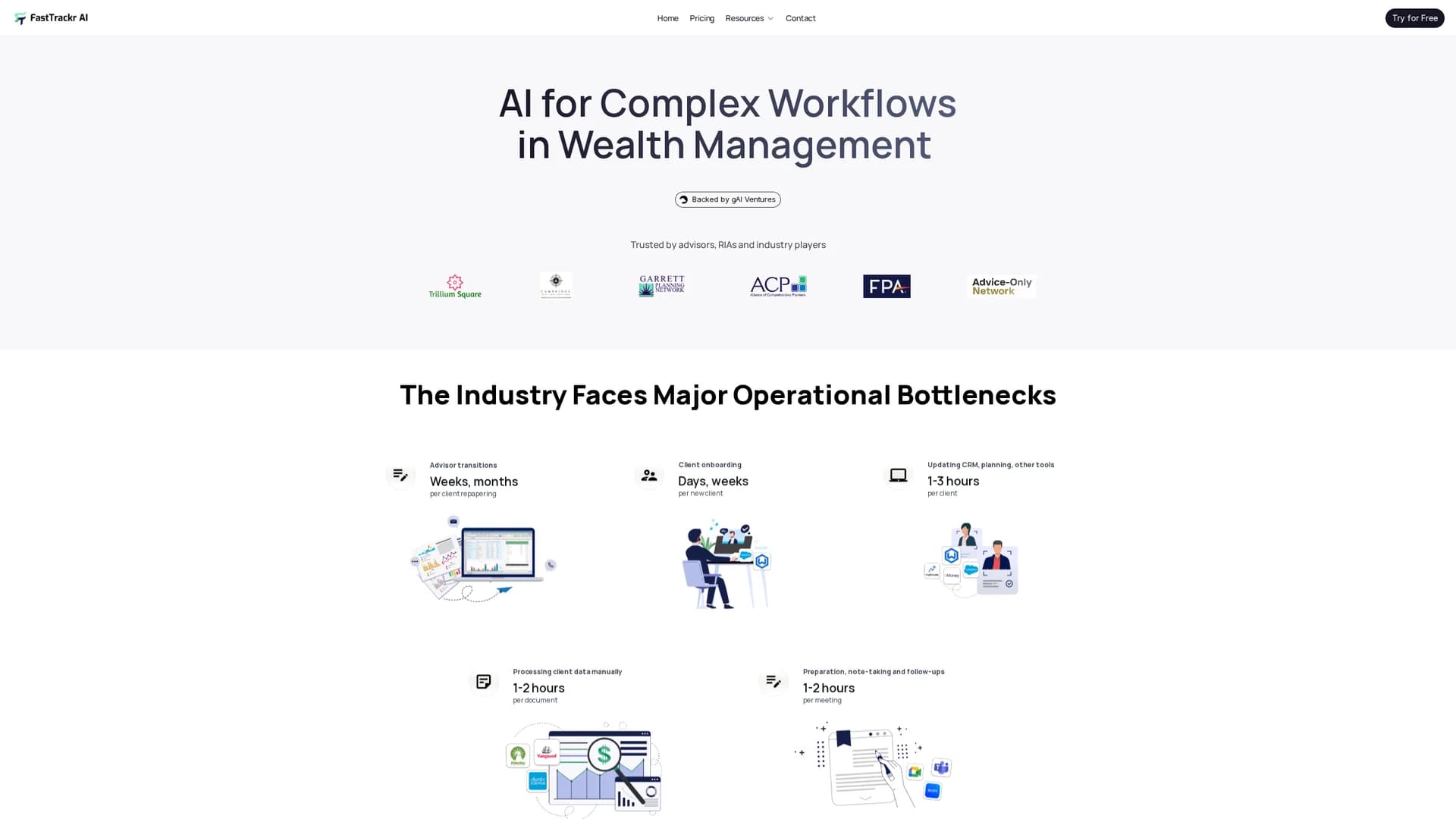 fasttrackr-ai homepage