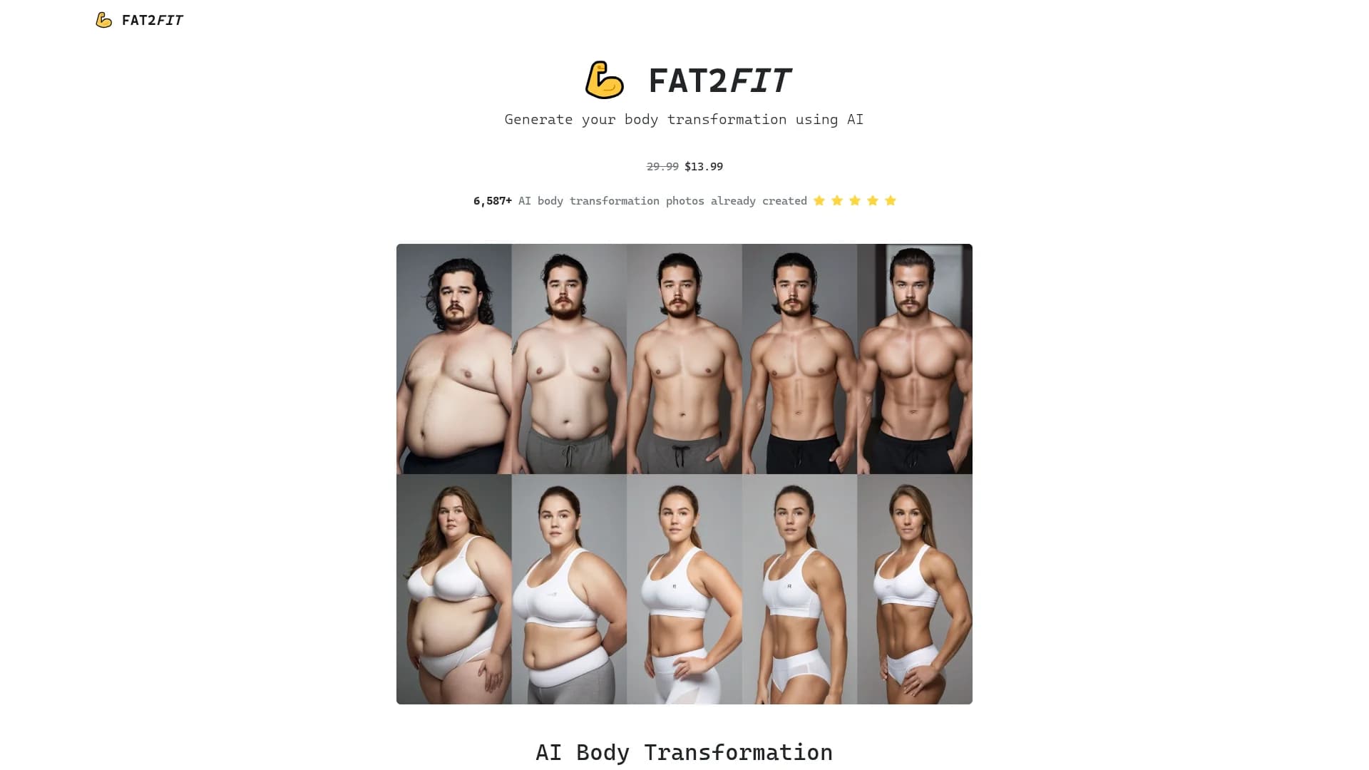 fat2fit homepage