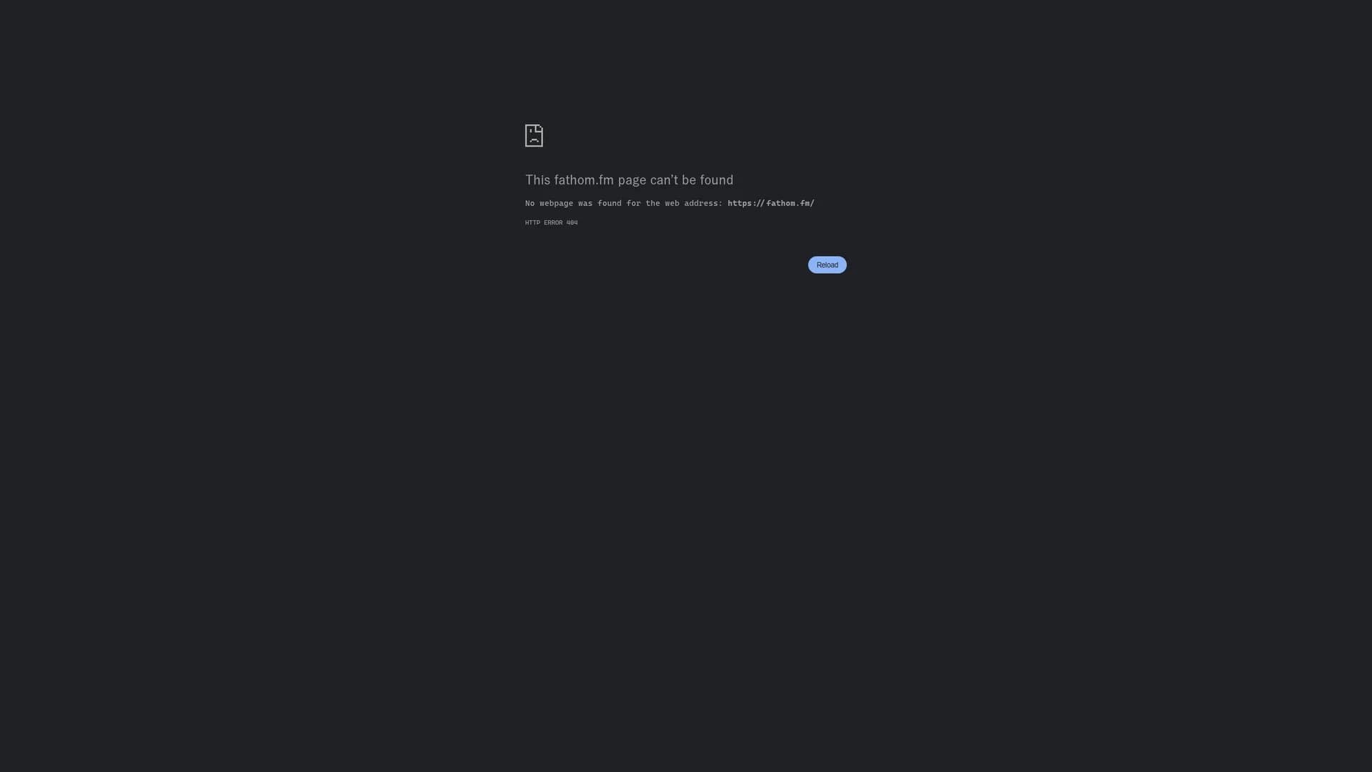 fathom-podcast-player homepage