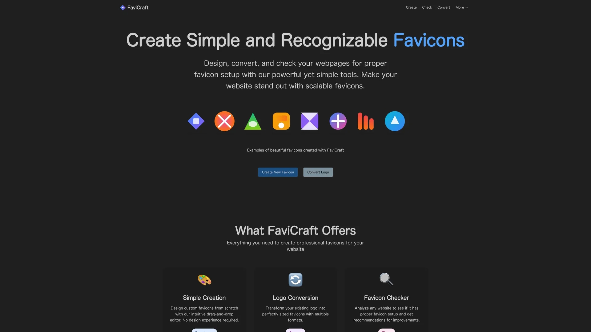favicraft homepage