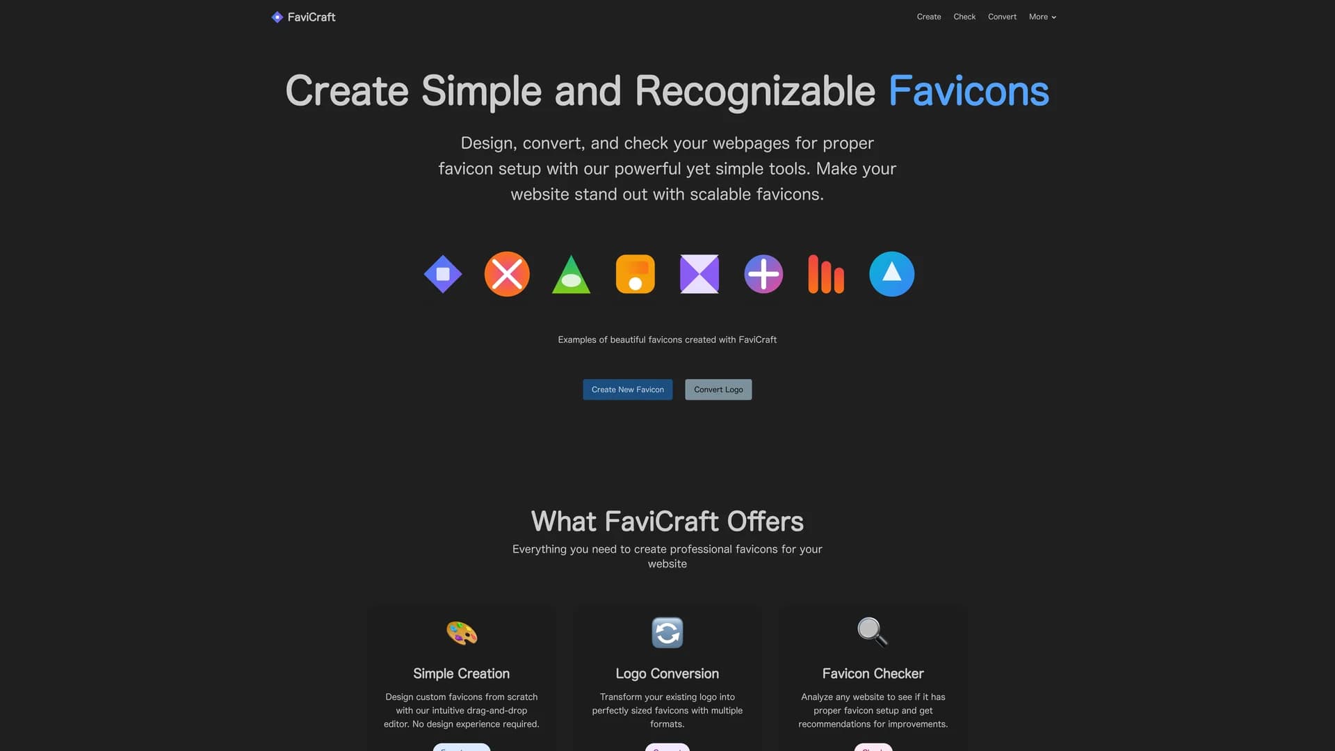 favicraft homepage