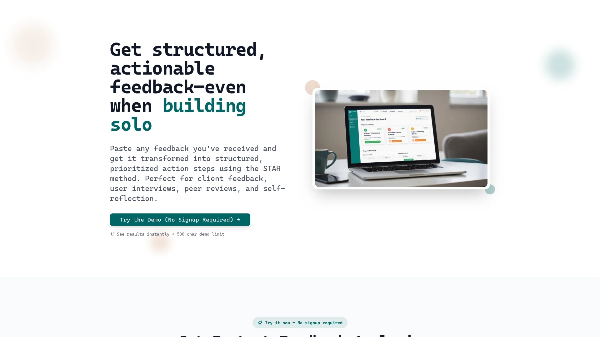 feedback-kit homepage