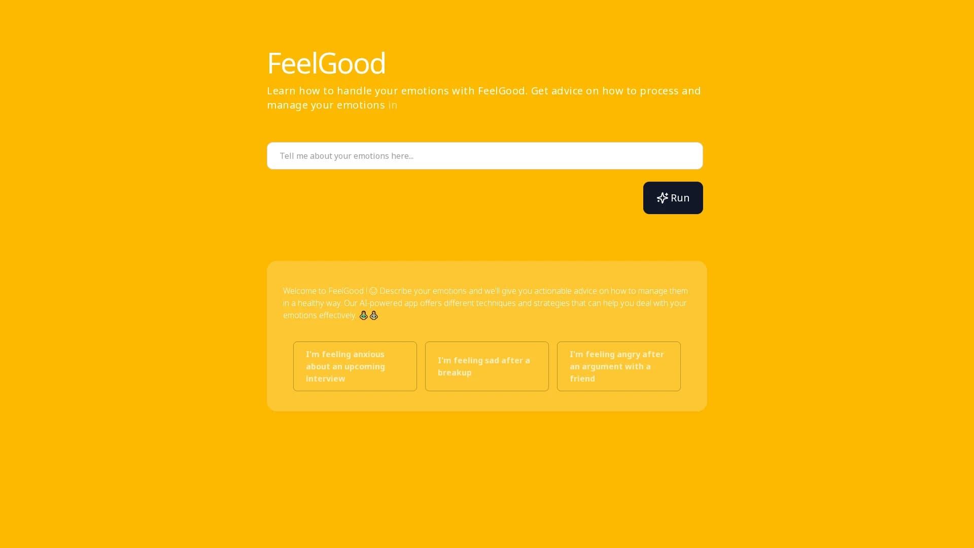 feelgood homepage