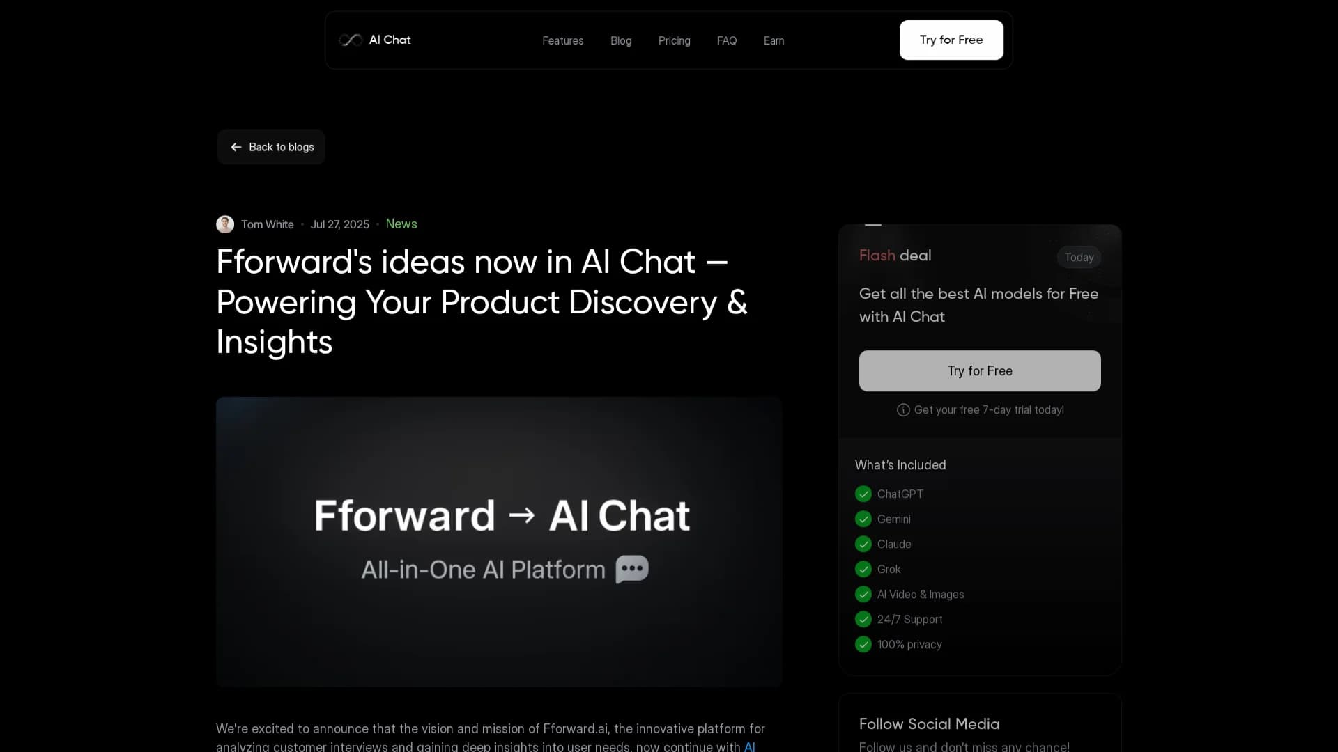 fforward homepage