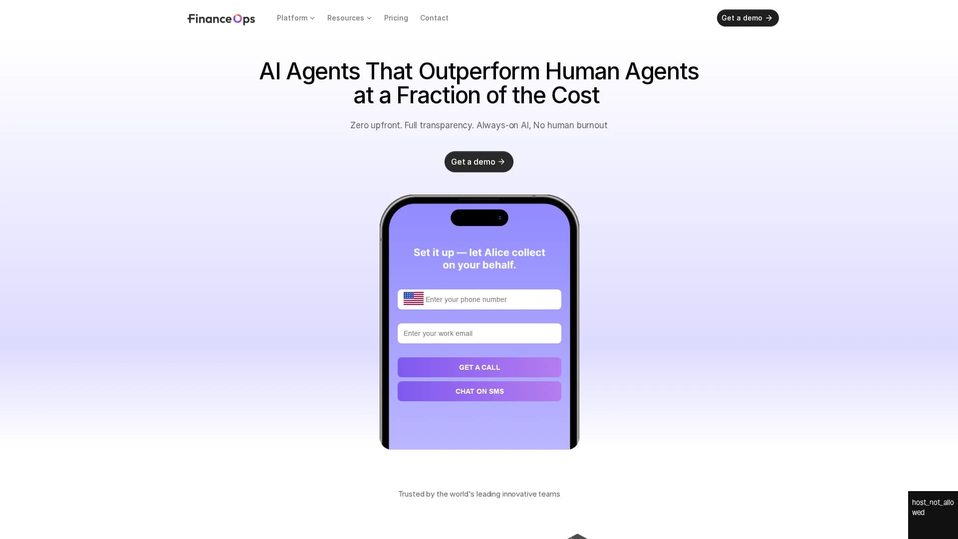 financeops homepage