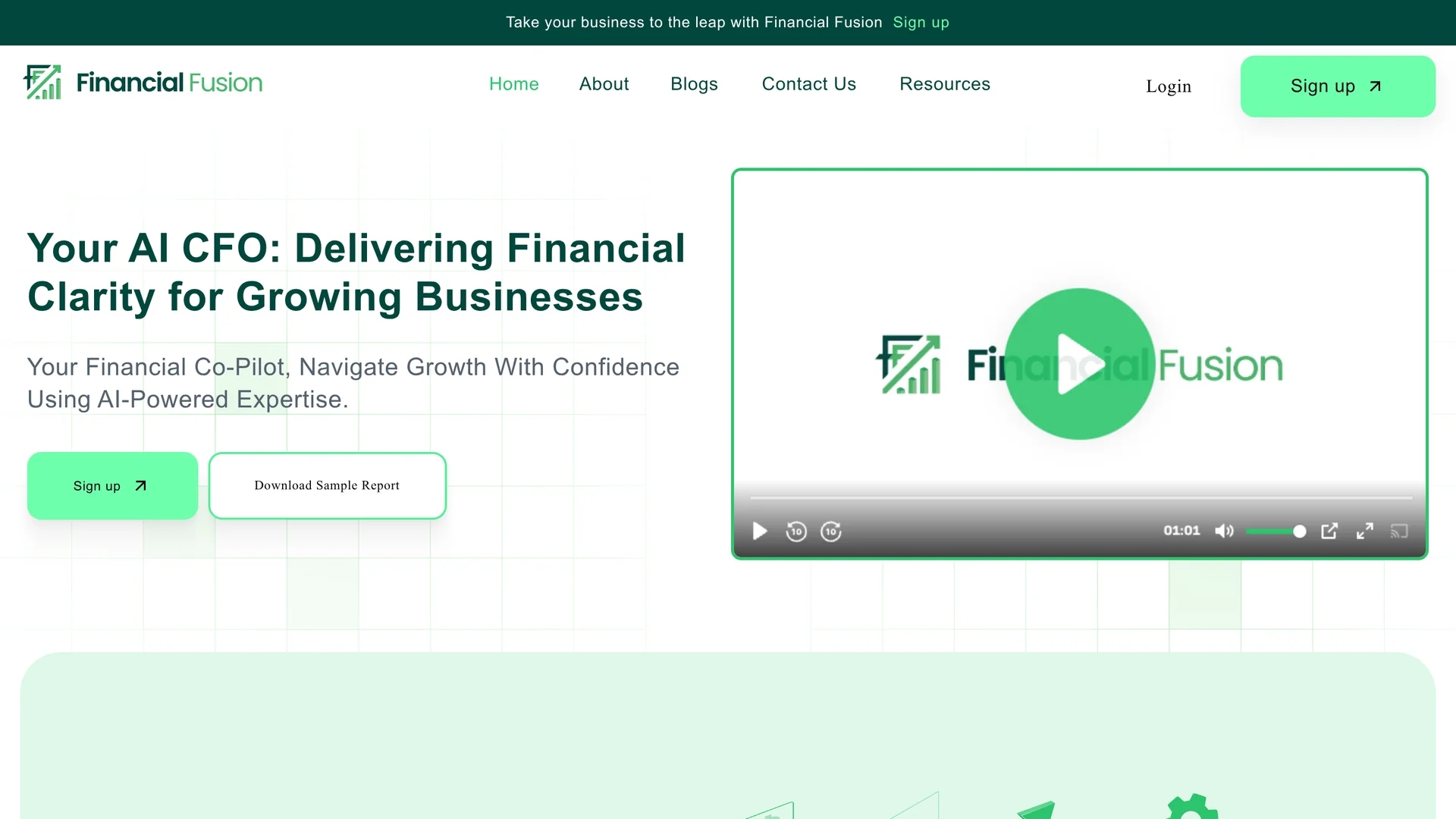 financial-fusion homepage